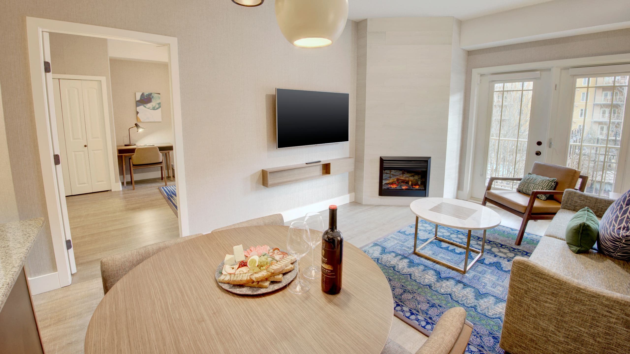 Spirit Ridge Desert Suites Fireplace