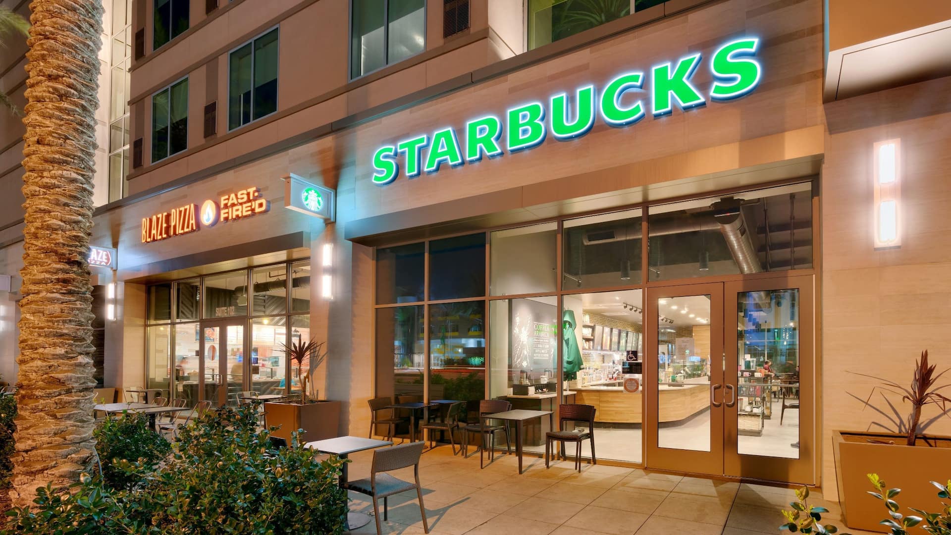 Hyatt House at Anaheim Resort/Convention Center Local Starbucks Street View