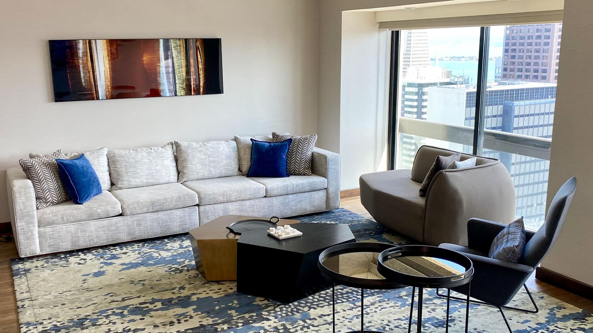 Grand Hyatt San Francisco Luxury Suite Living Room