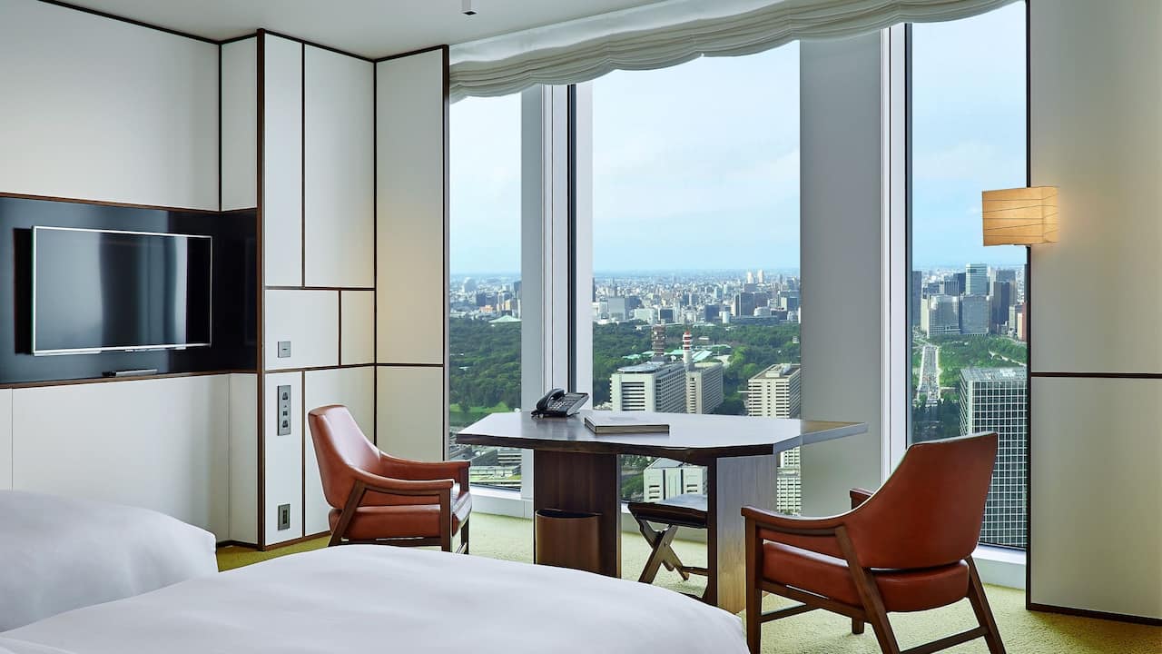 Andaz Tokyo 2 Twin Beds with Park View