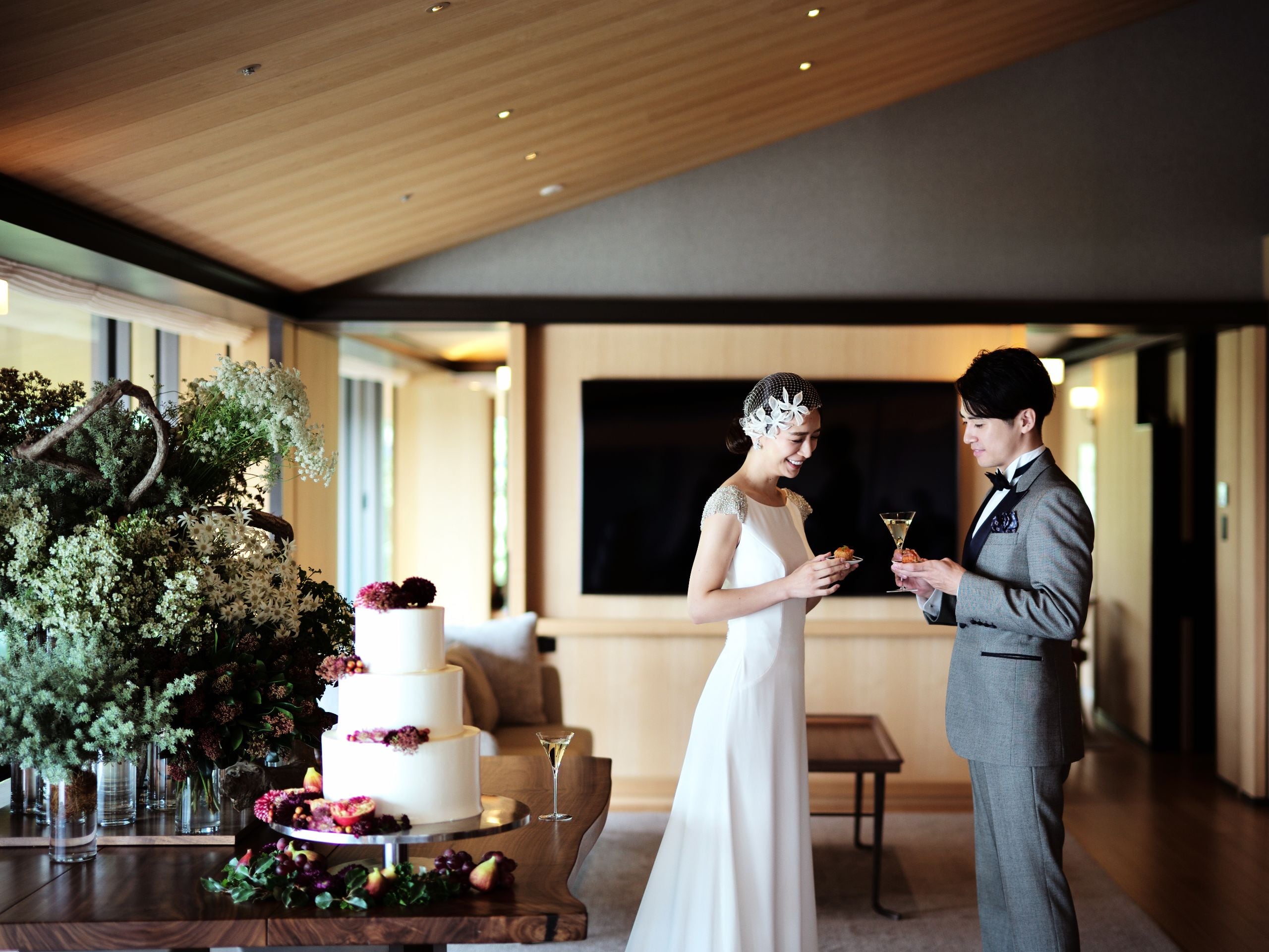 Park Hyatt Kyoto Wedding Cake At Pagoda House