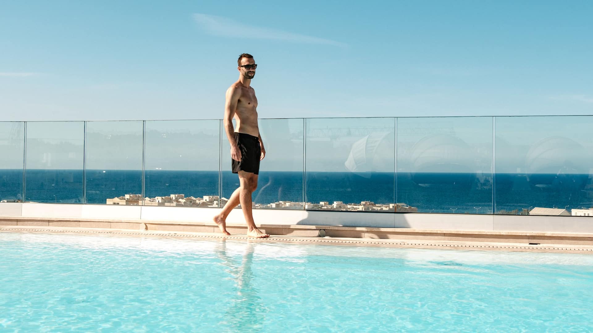 Hyatt Regency Malta Rooftop Pool View