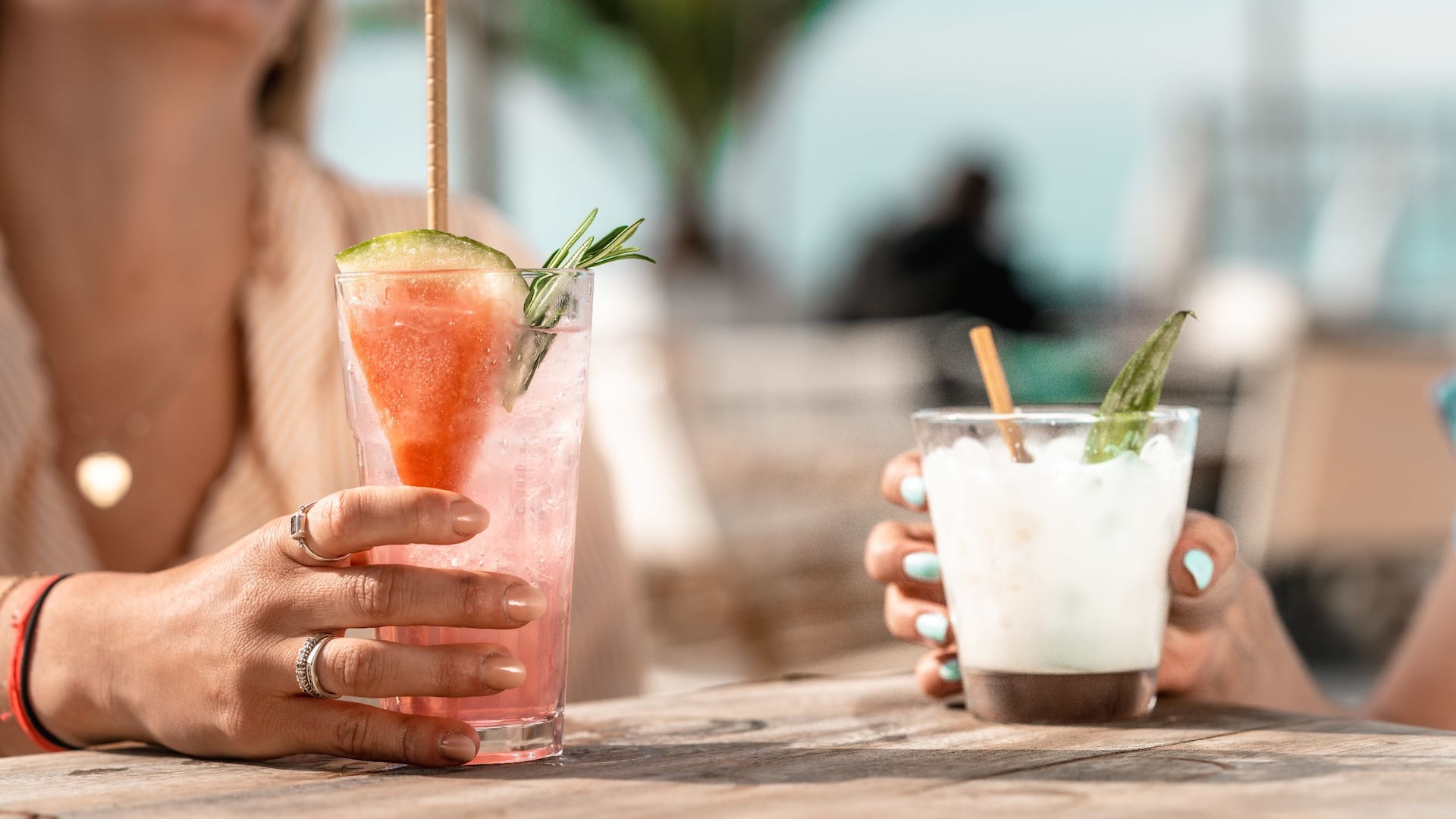 Hyatt Place Amsterdam Airport Beach Club Cocktails