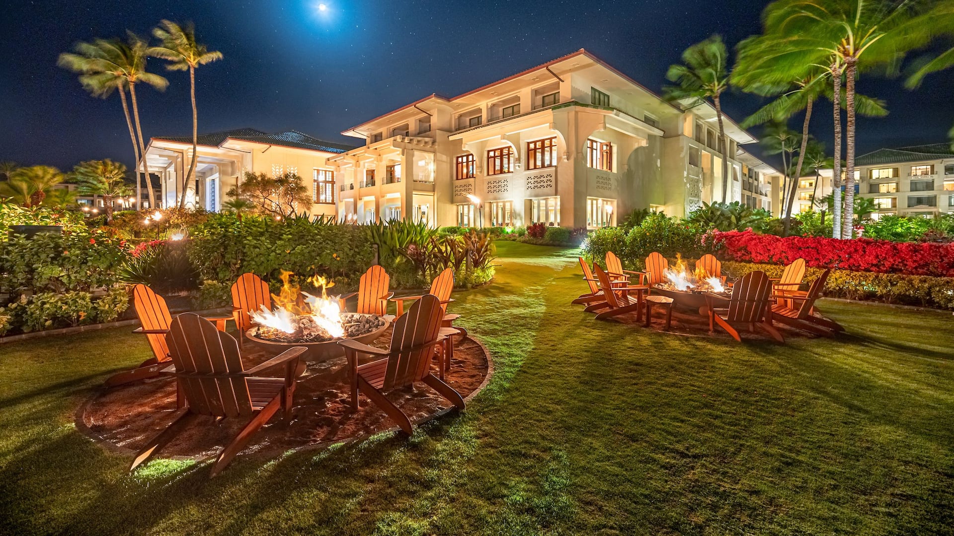Grand Hyatt Kauai Resort & Spa Firepit Area