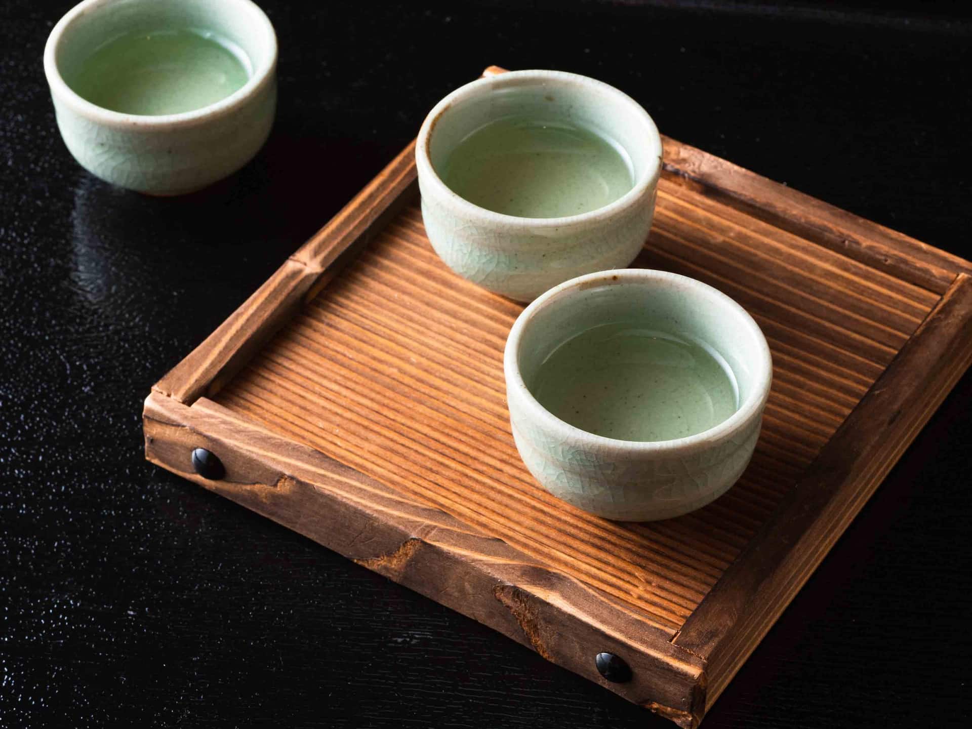 Hyatt Regency Hakone Resort and Spa Dining Room Sushi Blue Sake Cup