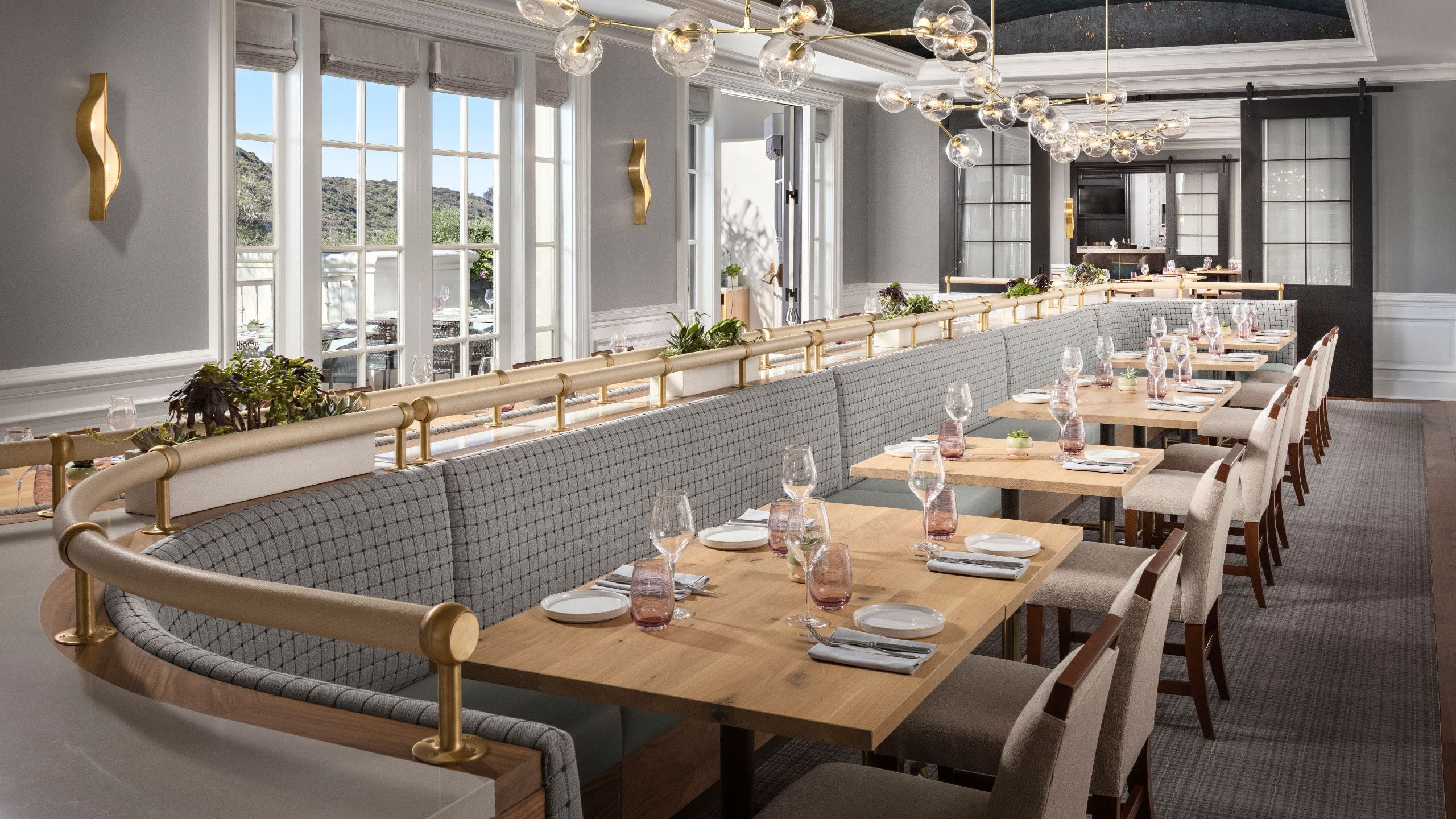 Park Hyatt Aviara Resort, Golf Club & Spa Ember Rye Banquette Seating