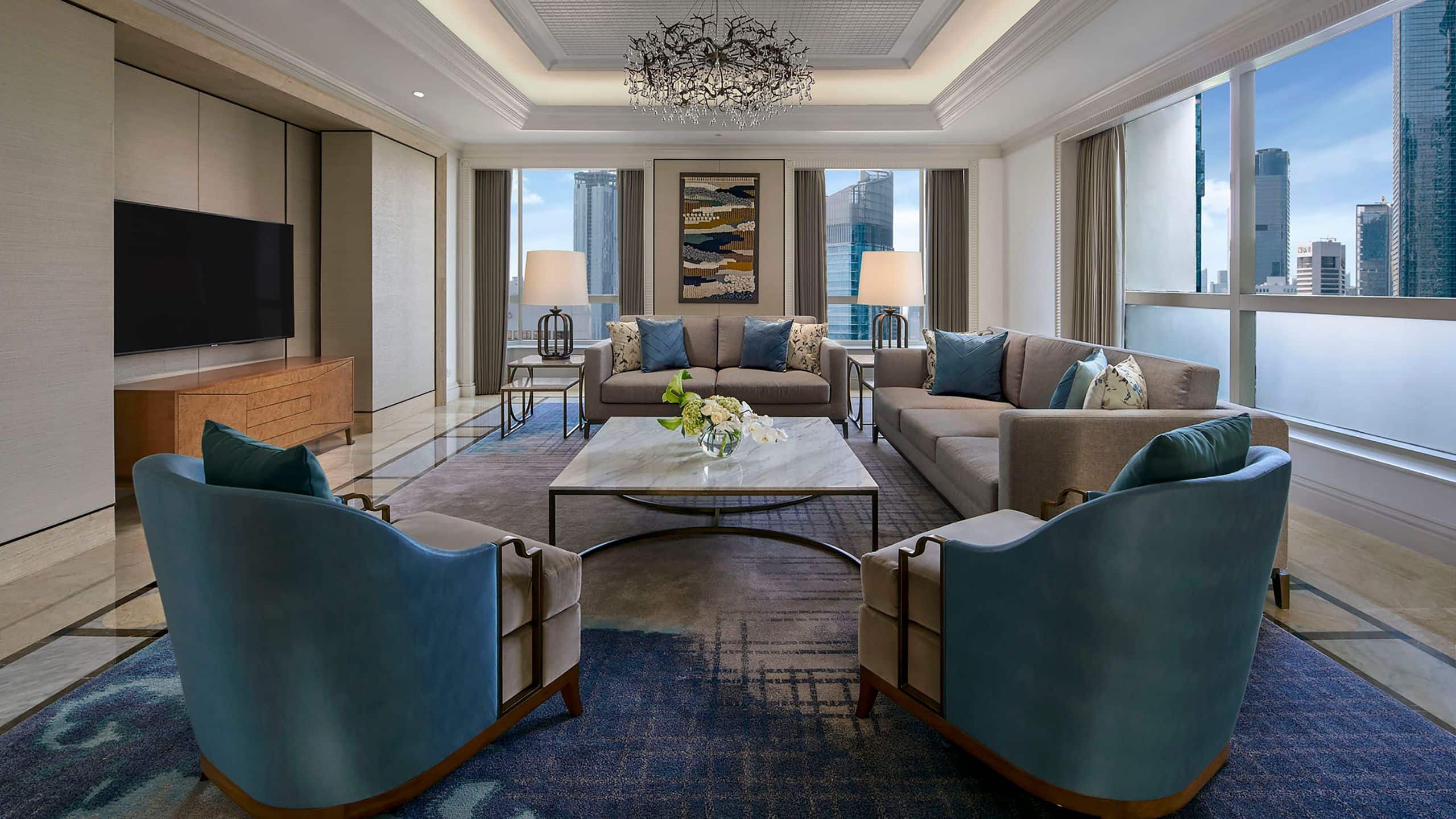 Grand Hyatt Jakarta Plaza Suite Living Room