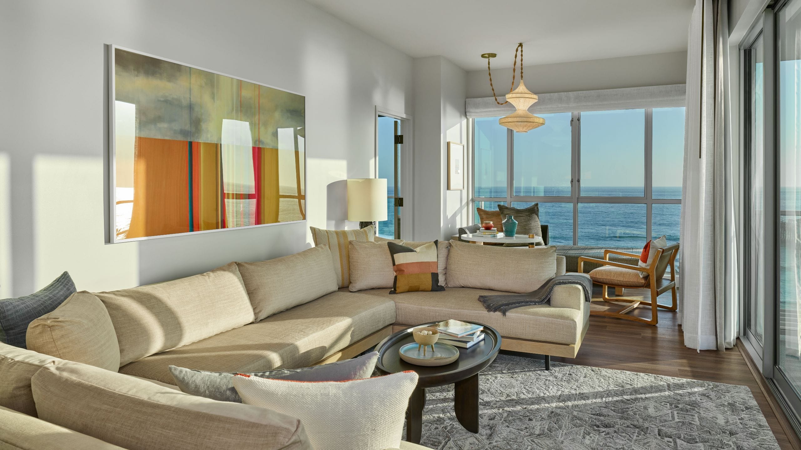 Mission Pacific Hotel Ethereal Suite Living Room
