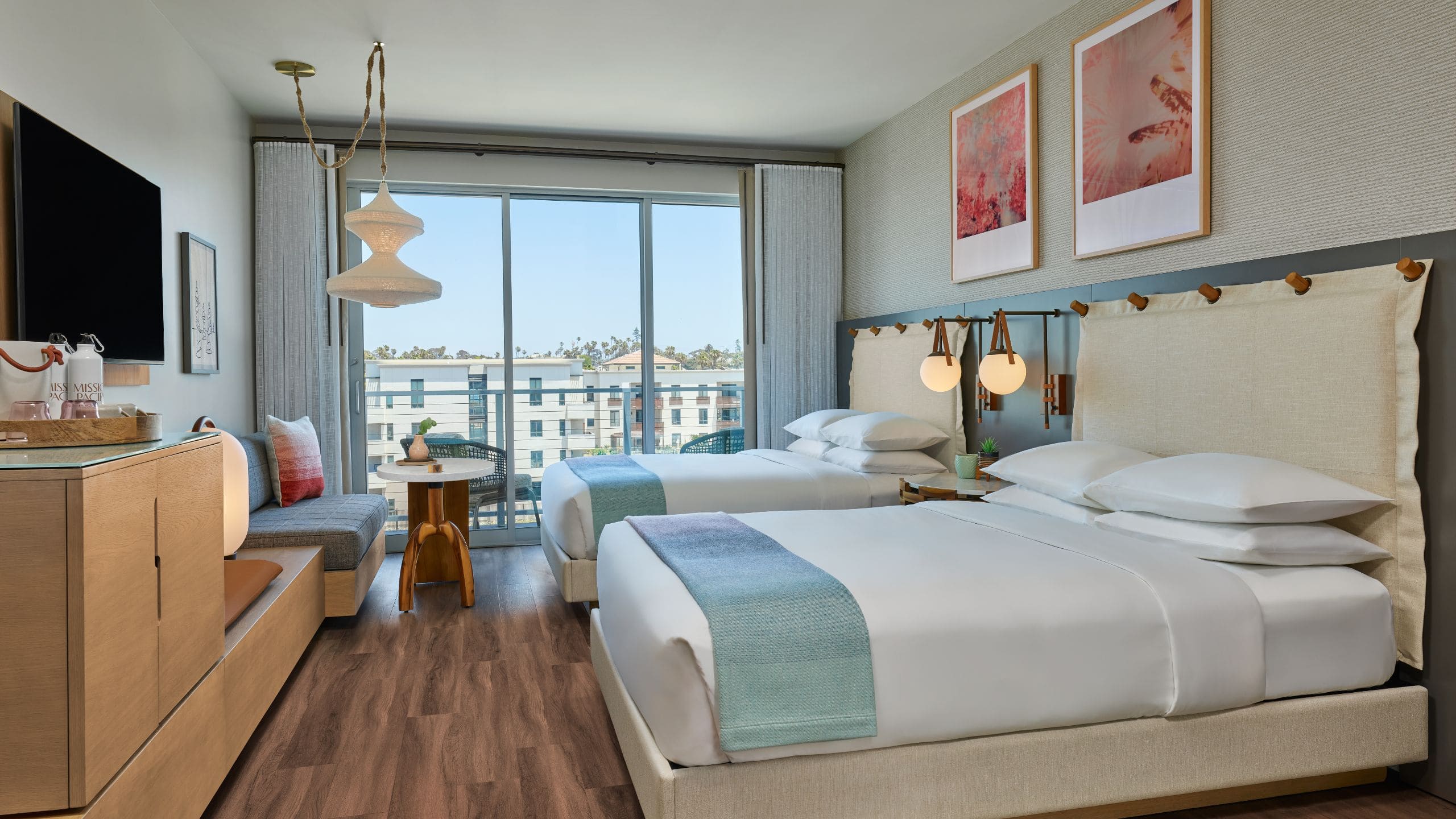 Mission Pacific Hotel Two Queen City View