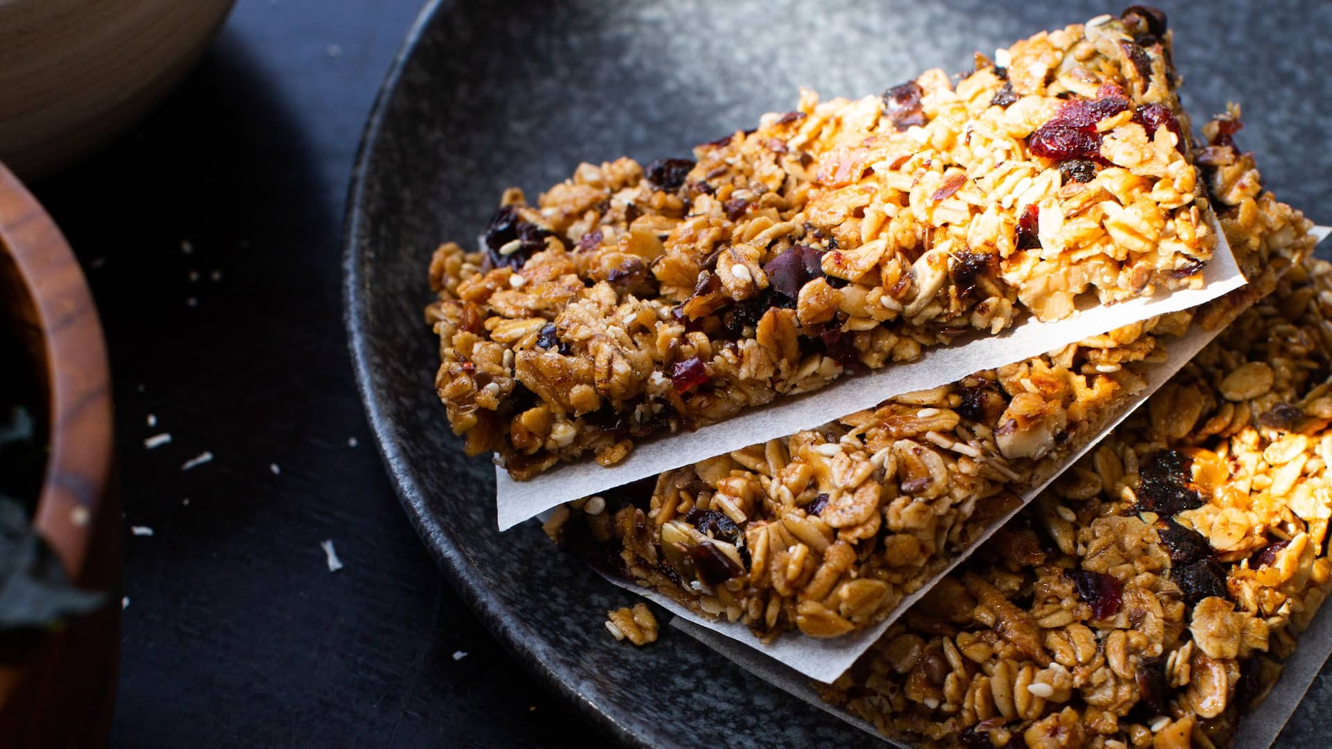 Global GLOBAL_P0359 Oatmeal Snack Bar Set