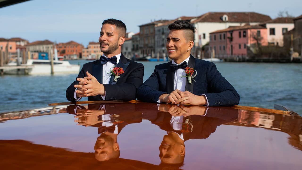 Hyatt Centric Murano Venice Gay Wedding Boat Tour Murano