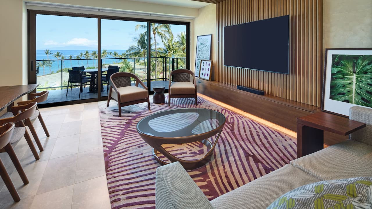 Ilikai Ocean View Living Room