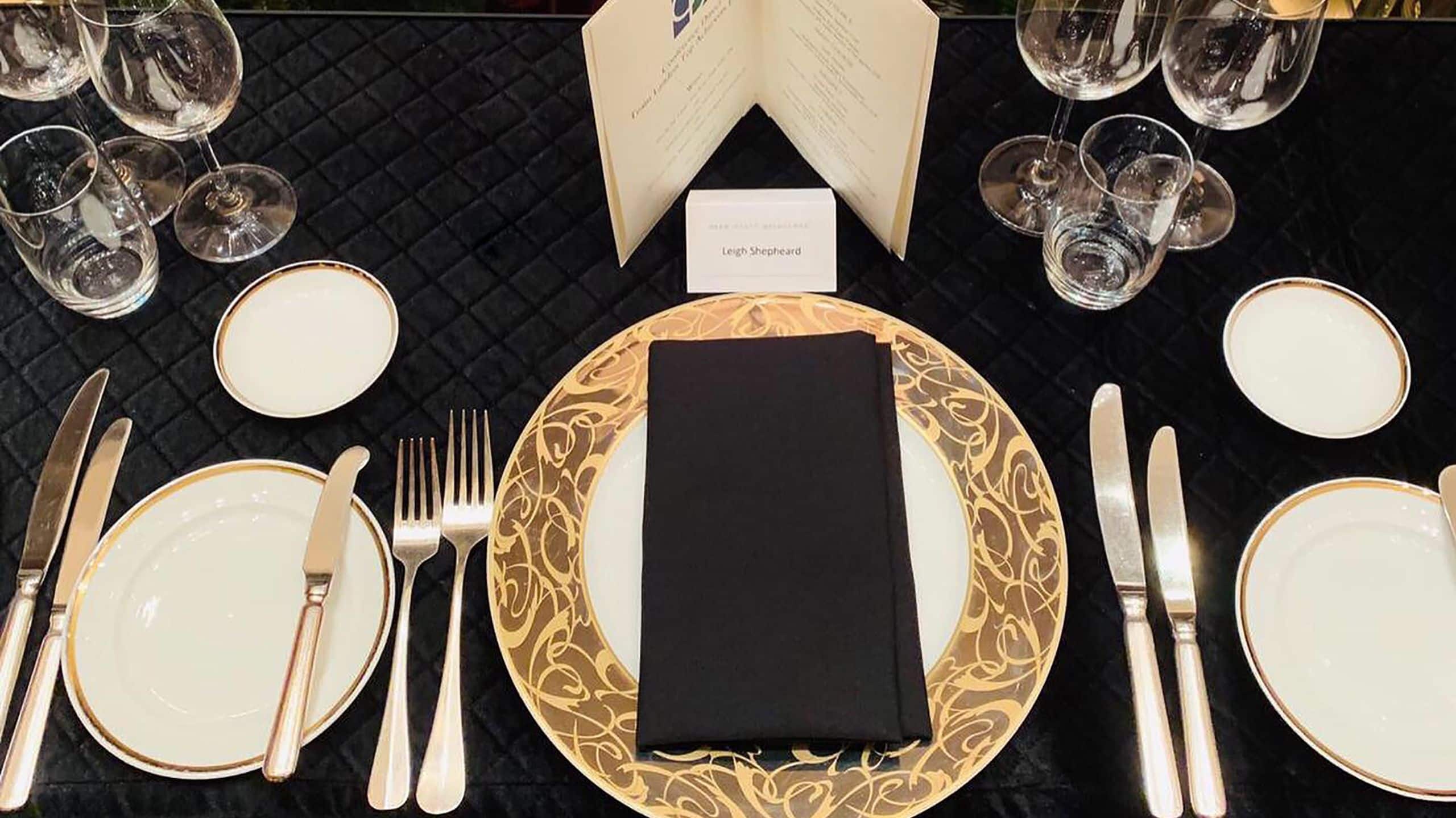 Park Hyatt Melbourne Wedding Table