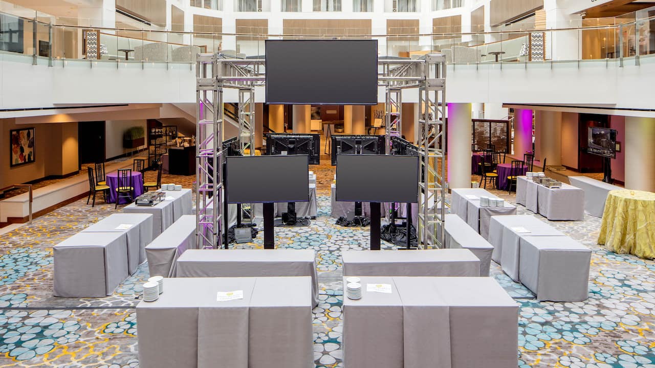 Grand Foyer Event Set Up