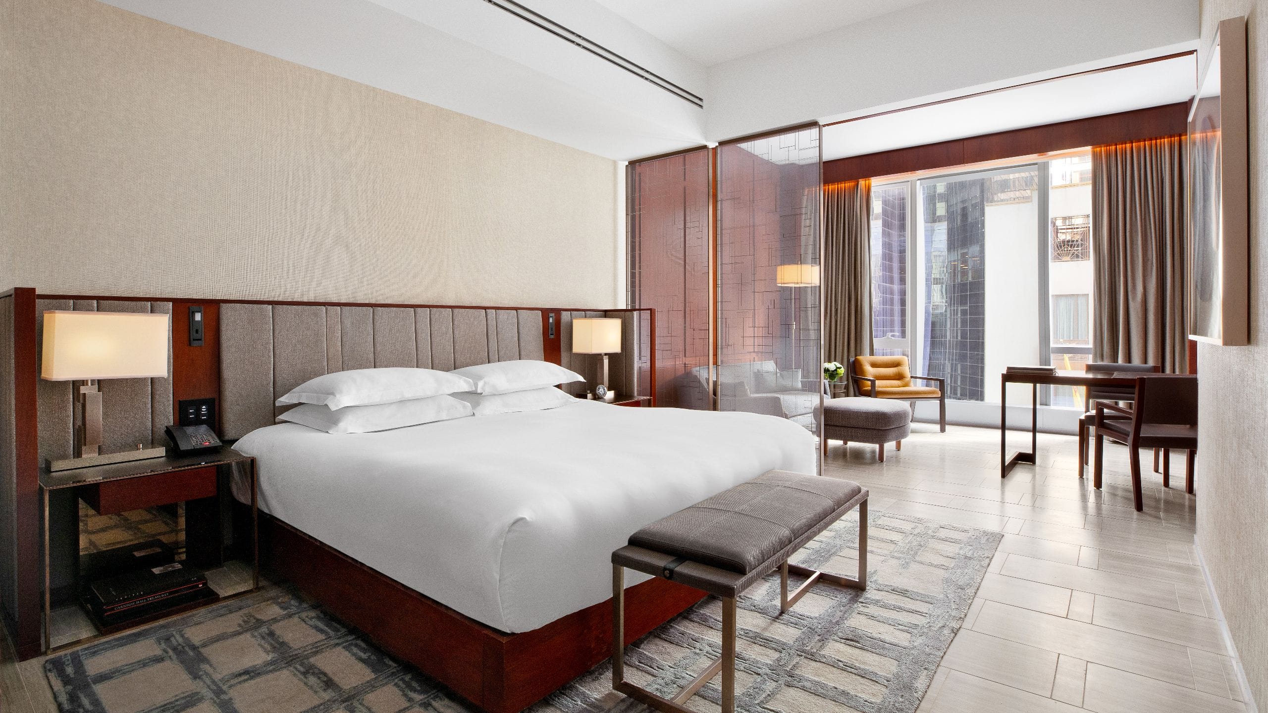 Park Hyatt New York King Studio Suite Bedroom