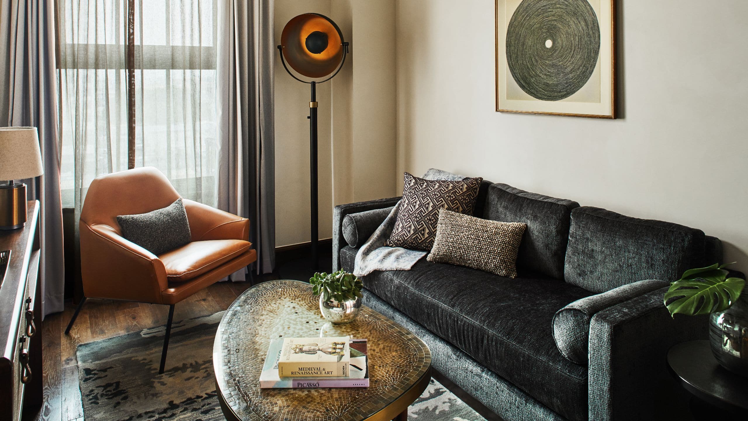 2 of 3 Hotel Figueroa Deluxe Suite Living