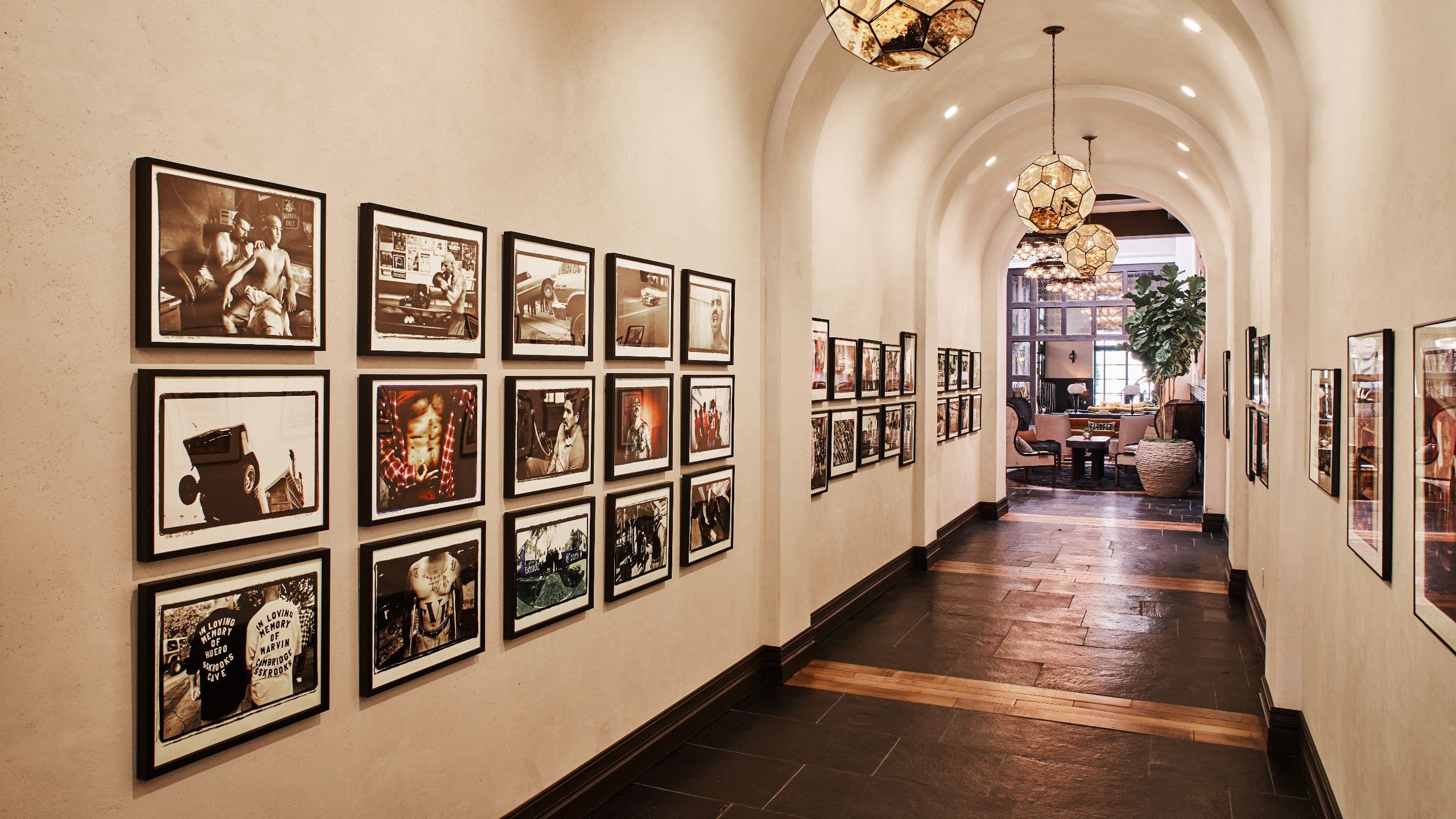 Hotel Figueroa Lobby Hallway
