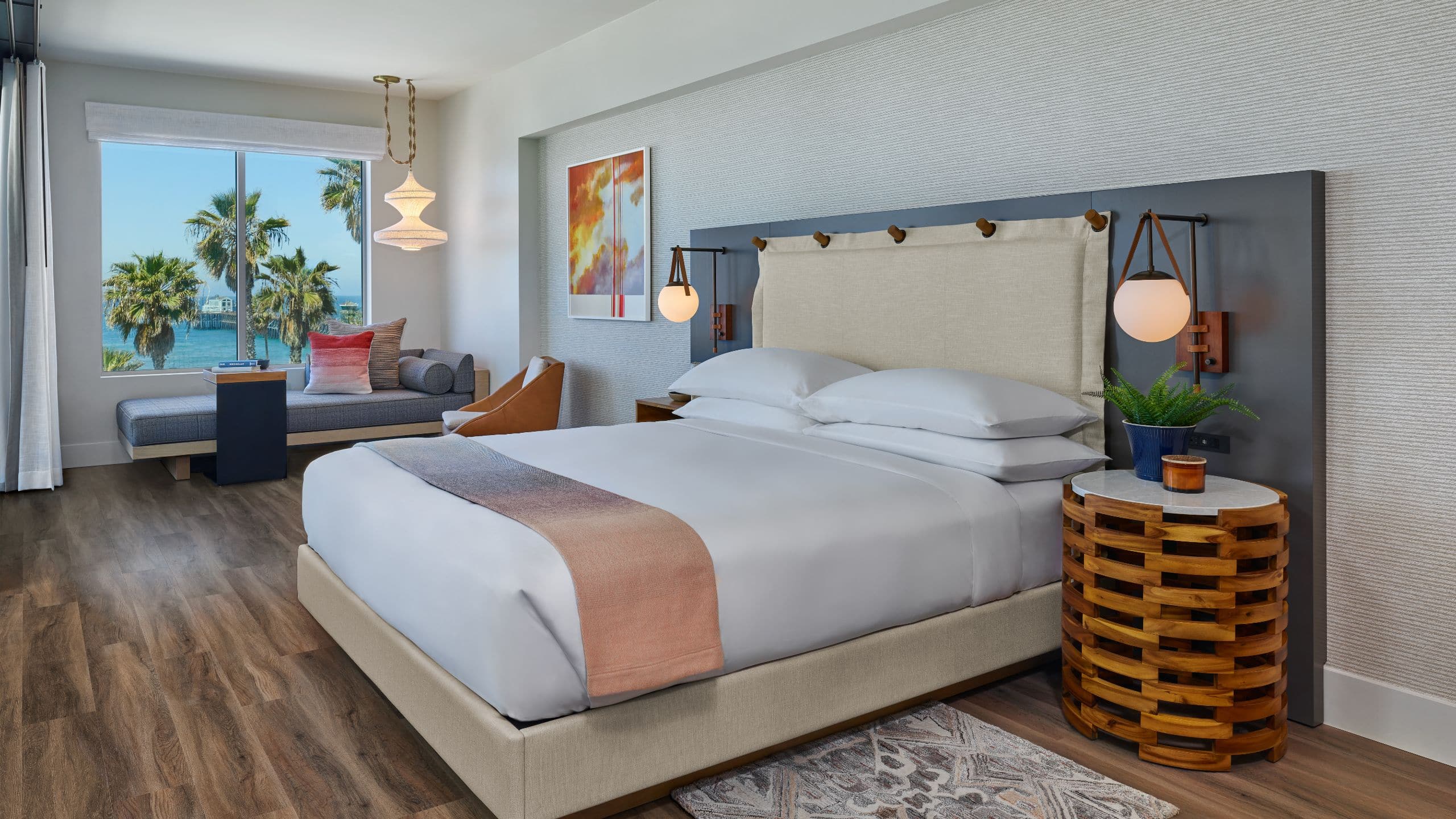 Mission Pacific Hotel Dreamscape Suite Bedroom