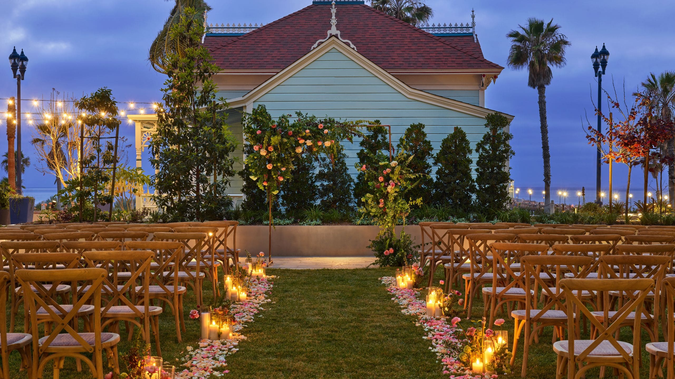 Mission Pacific Hotel Pacific Garden Wedding