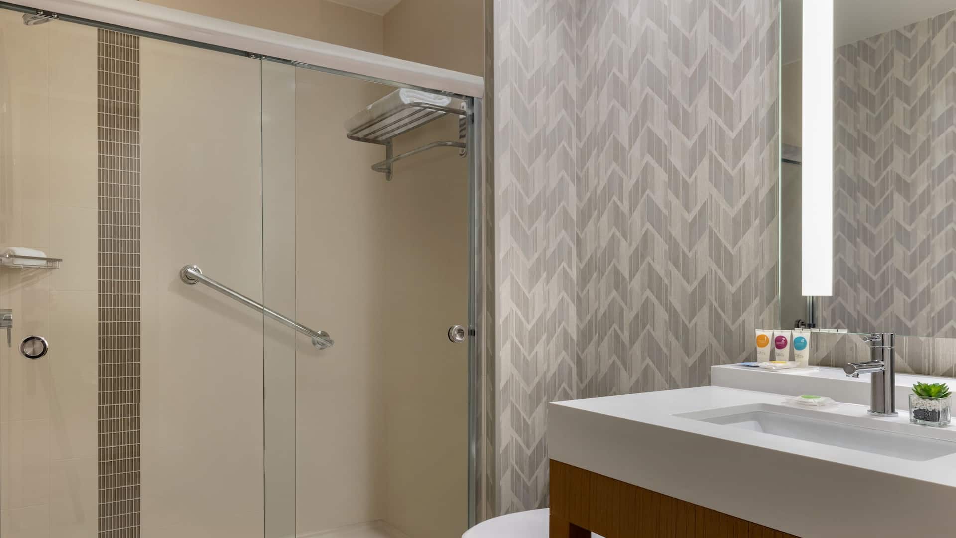 2 из 2 Hyatt Place Houston / Downtown King Bed Bathroom