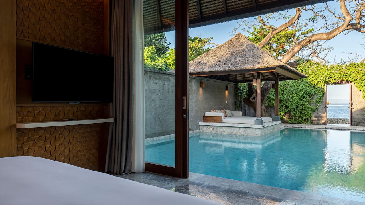 Beach Villa overlooking to Private Pool at Andaz Bali