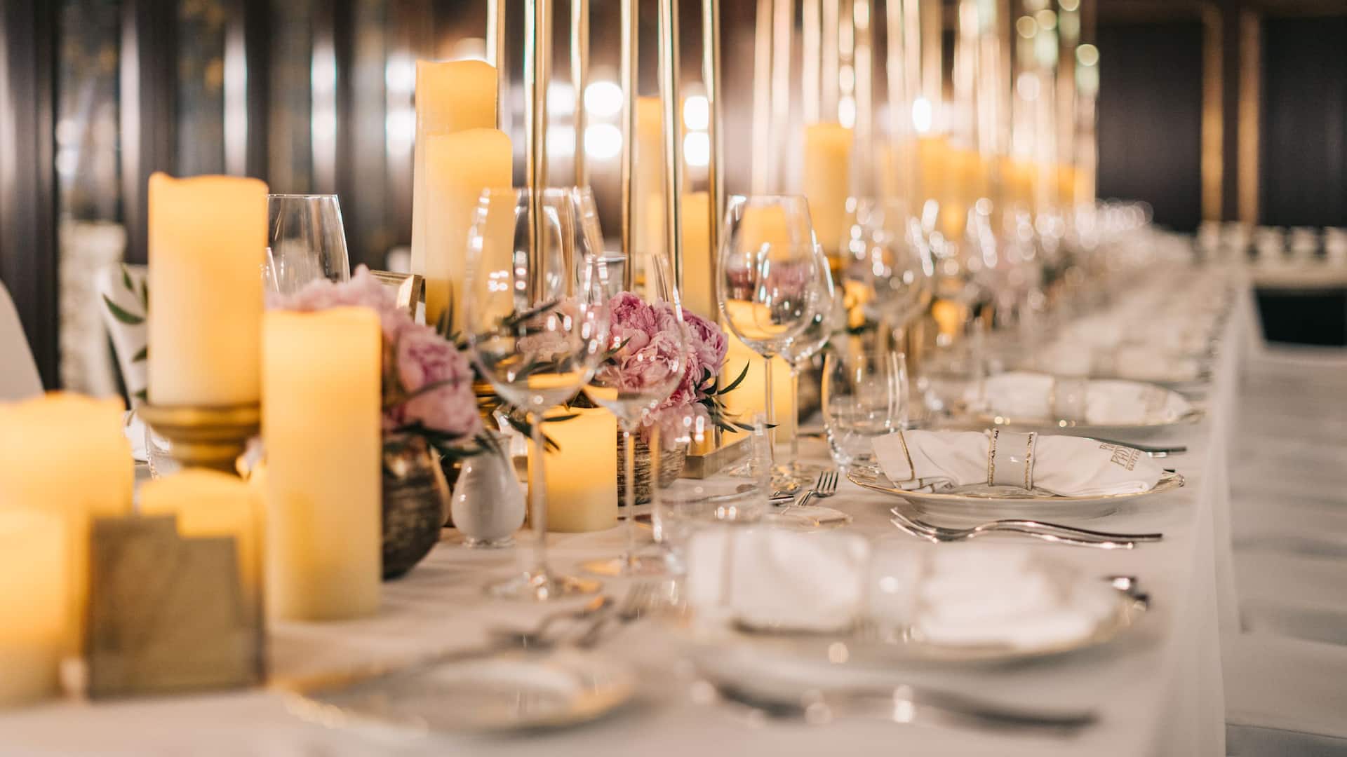 Wedding Salon Dining Close-up