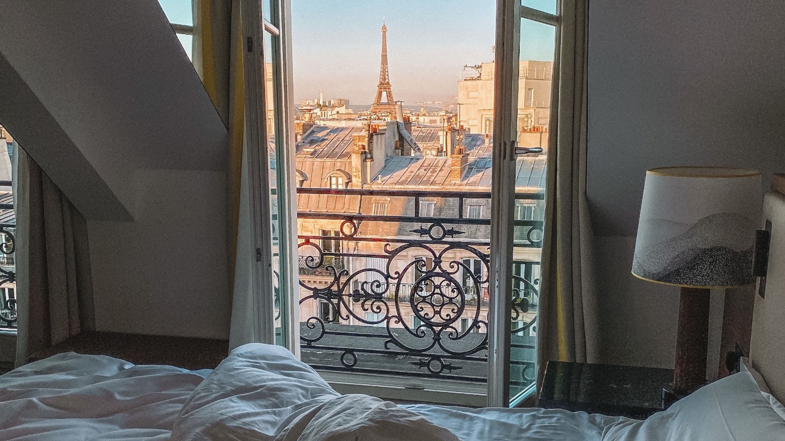 Hyatt Paris Madeleine Presidential Suite View From Bed