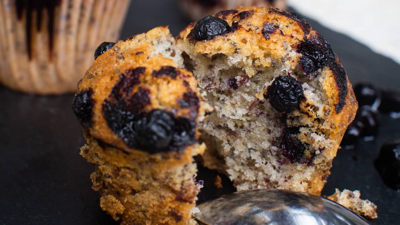 Blueberry Muffin Close-up