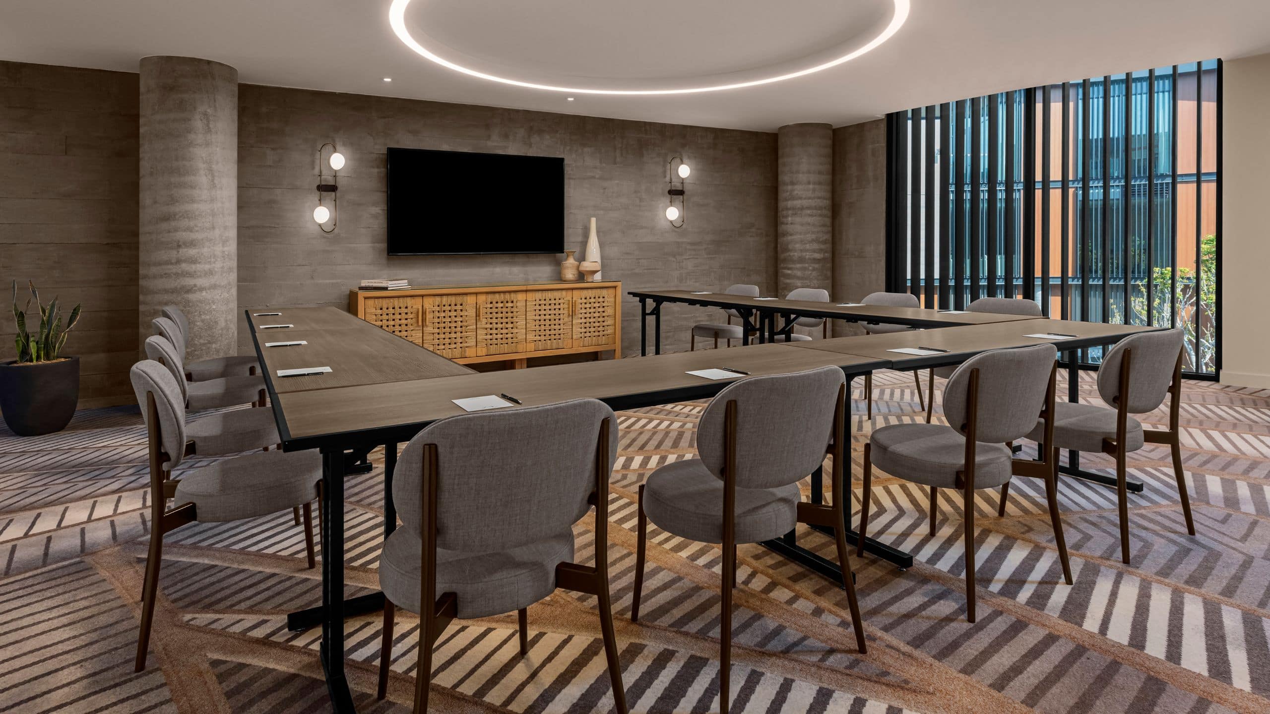 Alila Marea Beach Resort Encinitas U Shaped Meeting Set up