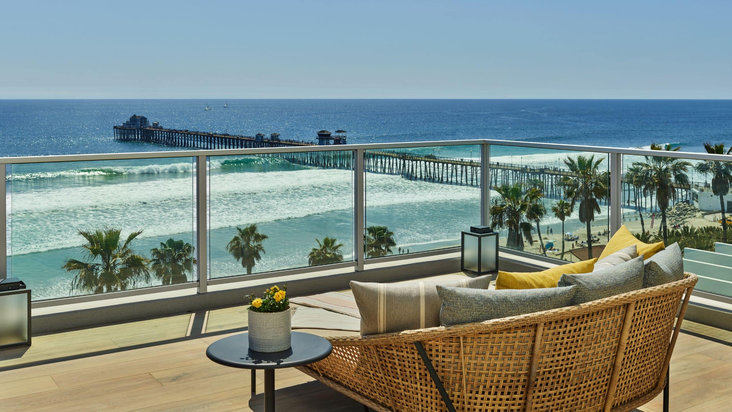 The Seabird Resort Grand Estate Balcony Pier View