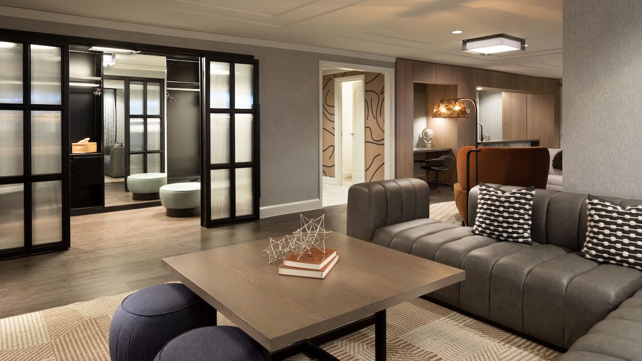 Hyatt Regency San Antonio Riverwalk Presidential Suite Living Room