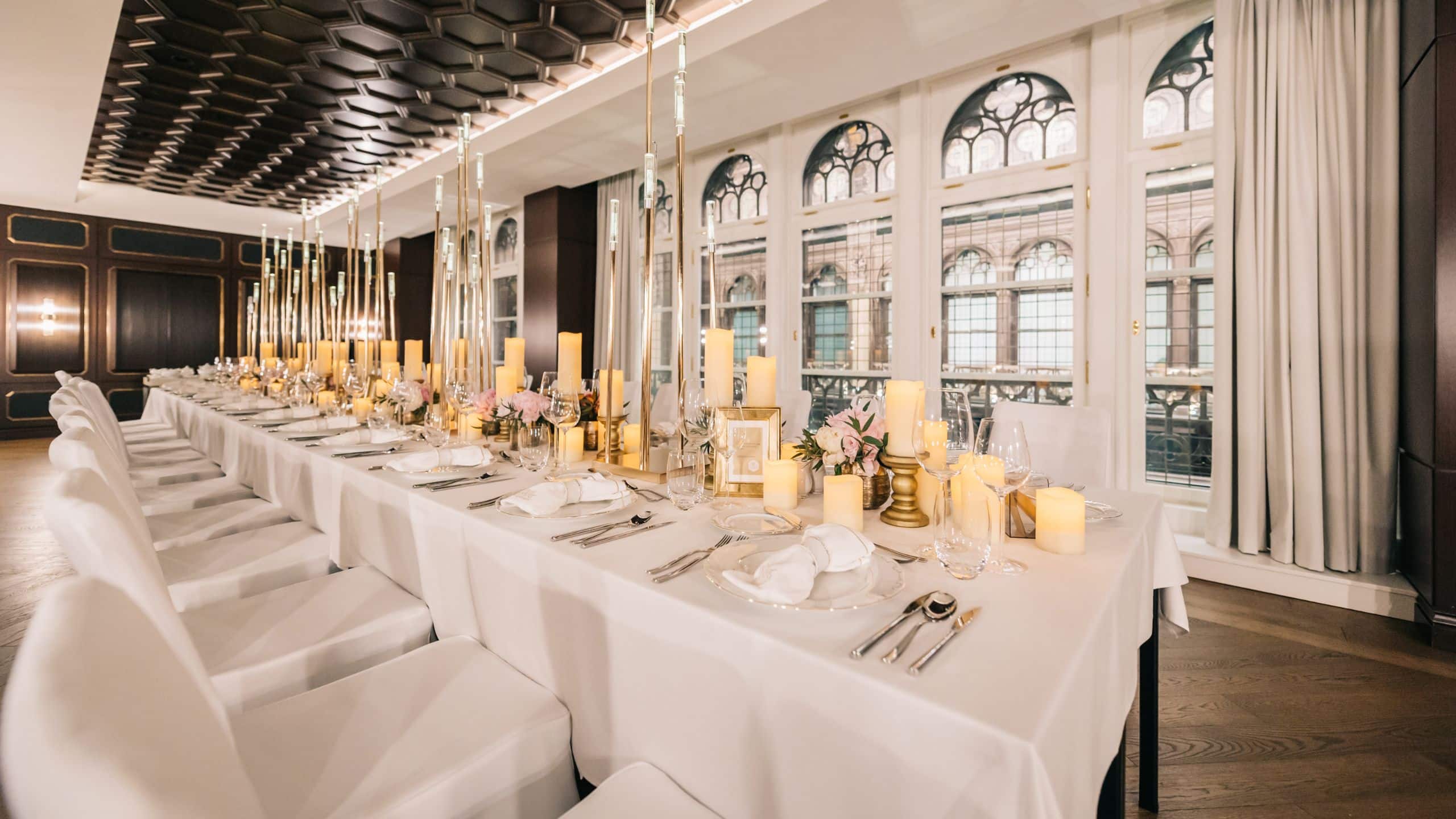 Párisi Udvar Hotel Budapest Salon Wedding Reception Layout