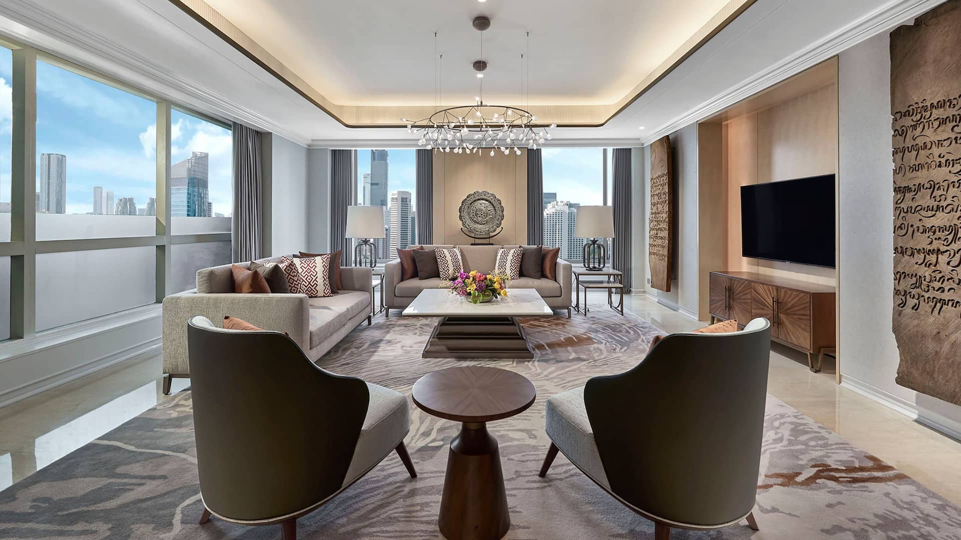 Grand Hyatt Jakarta GHJ Majapahit Suite Living Room