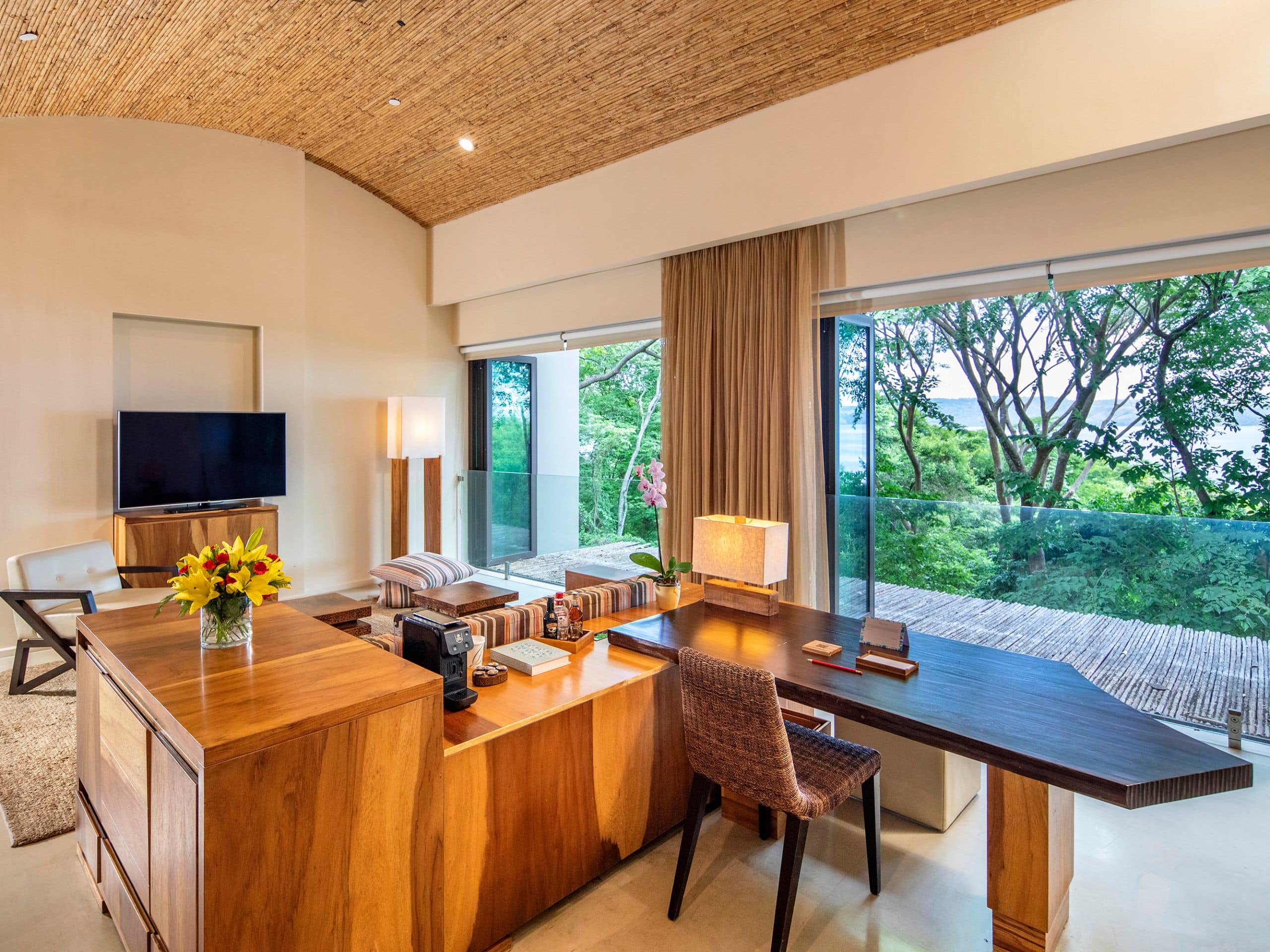 Andaz Costa Rica Resort at Peninsula Papagayo Andaz Suite Living Room Desk Daytime