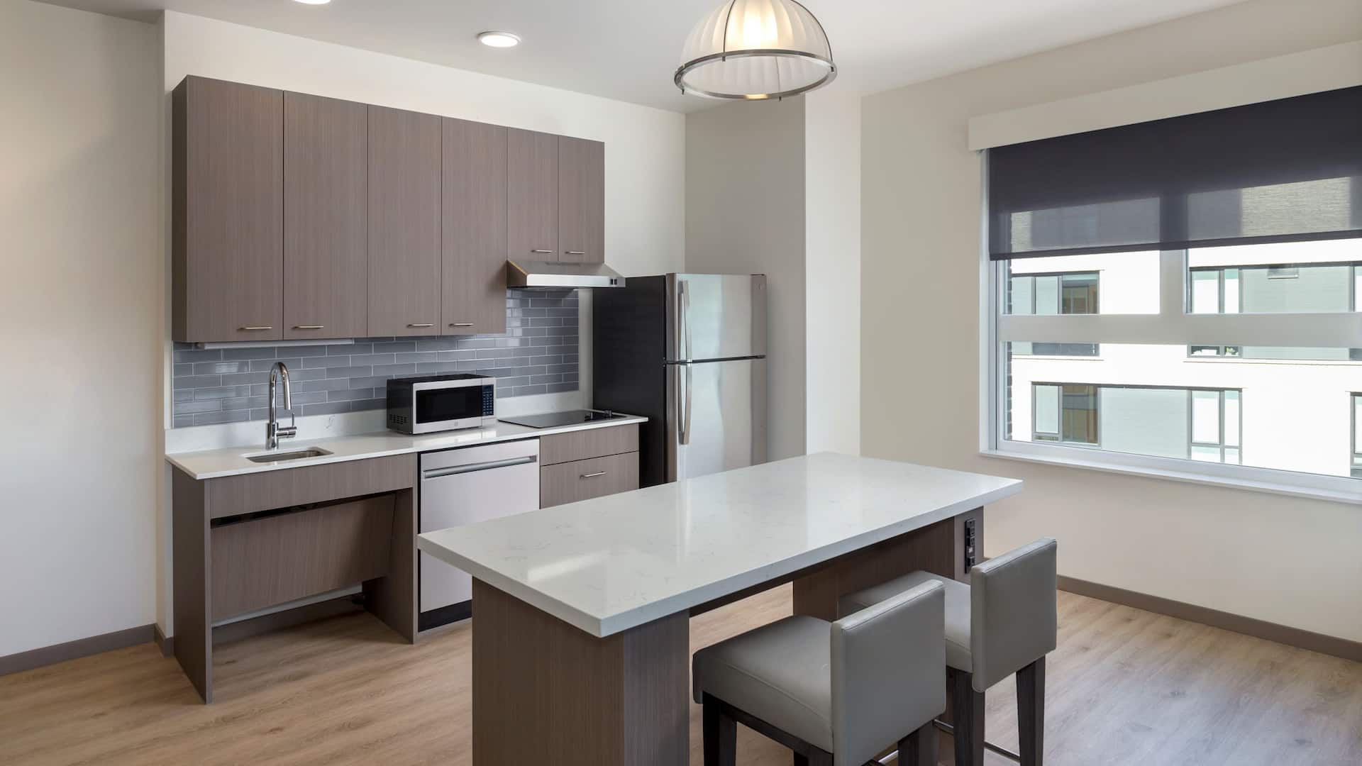 Hyatt House Portland / Beaverton Accessible One Bedroom Suite Kitchen
