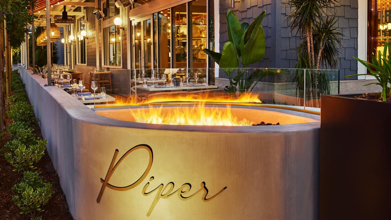 Piper Restaurant Patio Firepit