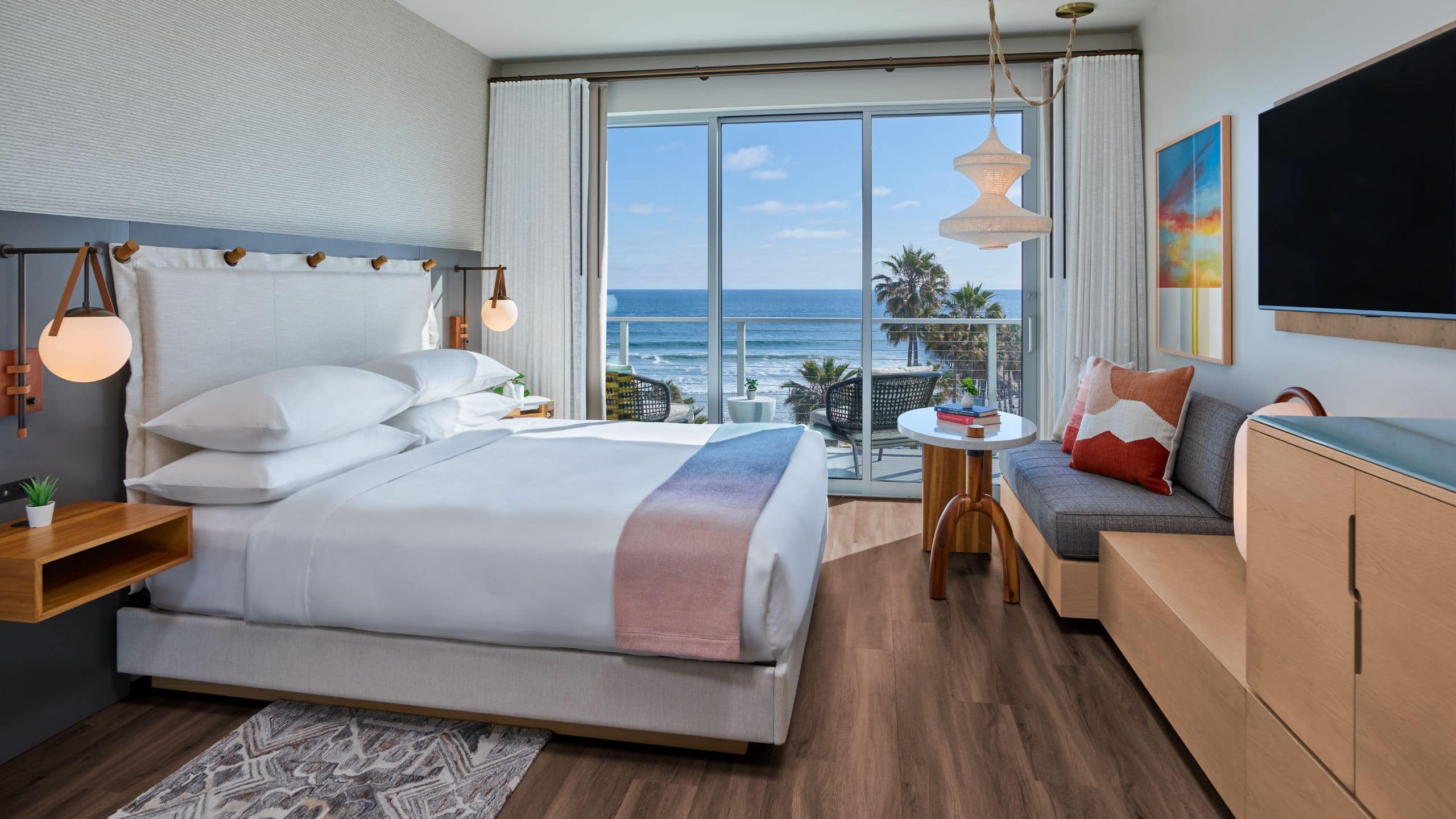 Mission Pacific Hotel Ocean View Guestroom