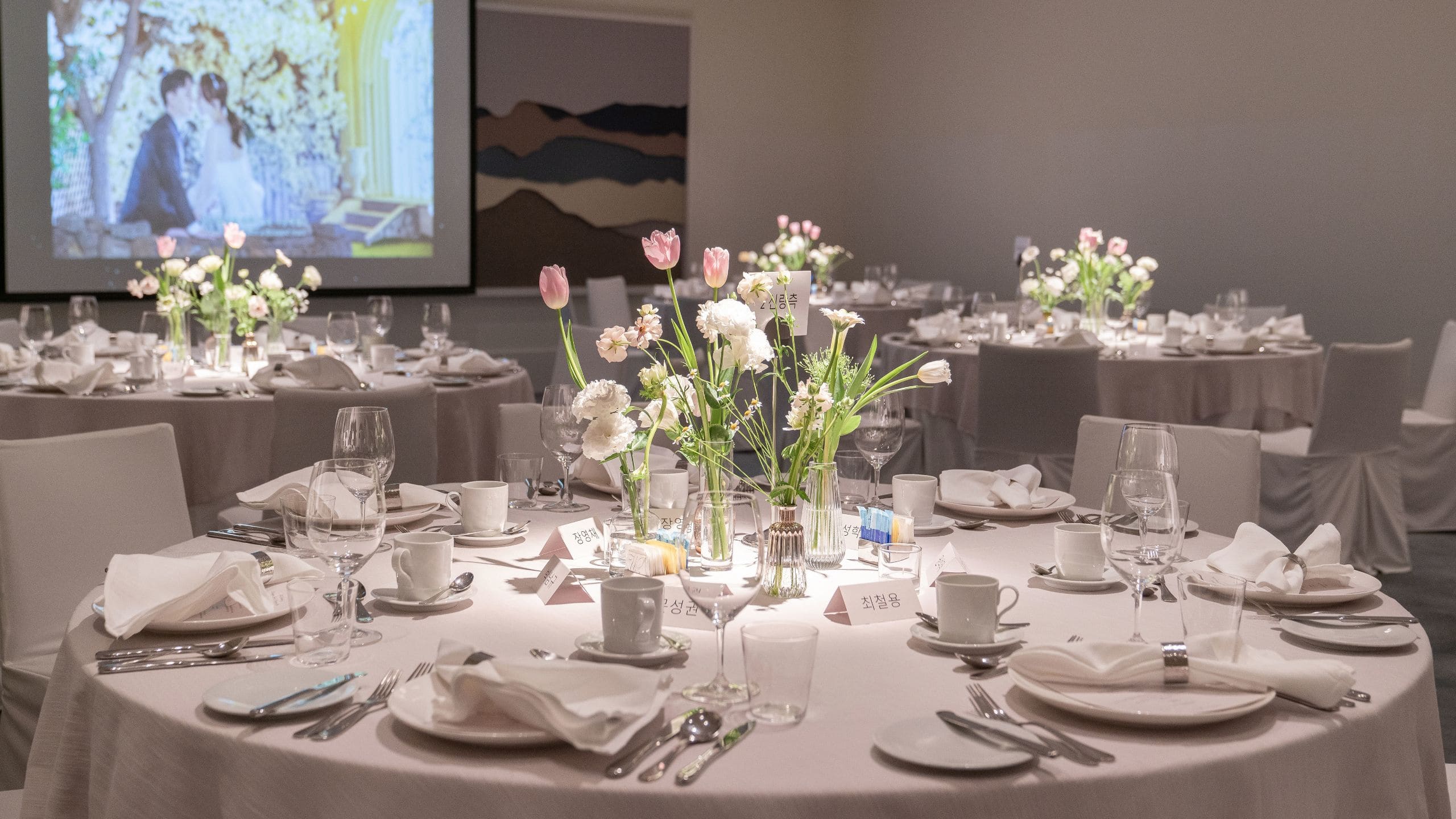 Andaz Seoul Gangnam Event Wedding Beyond Flower Table