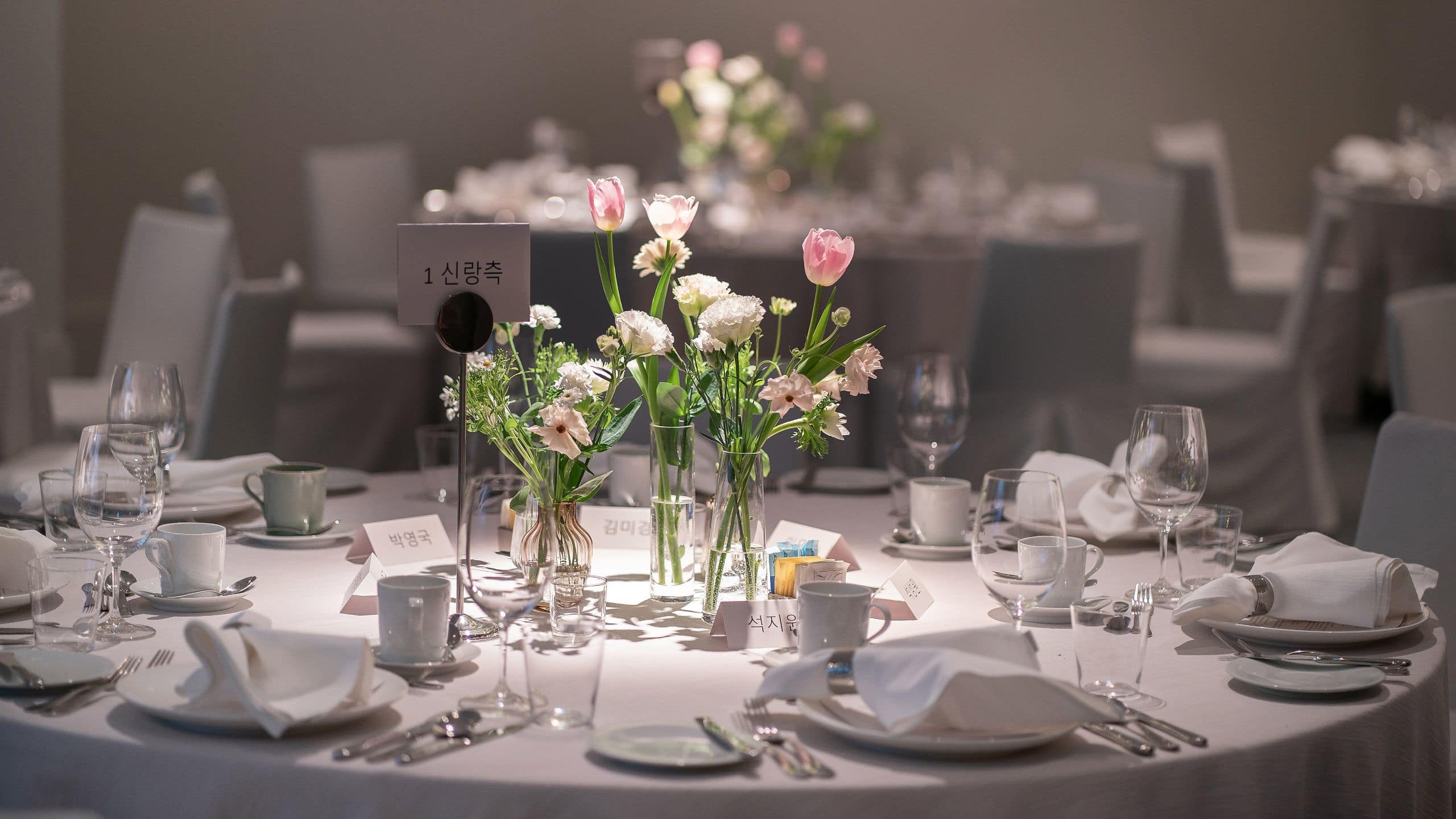 Andaz Seoul Gangnam Event Wedding Table Flower