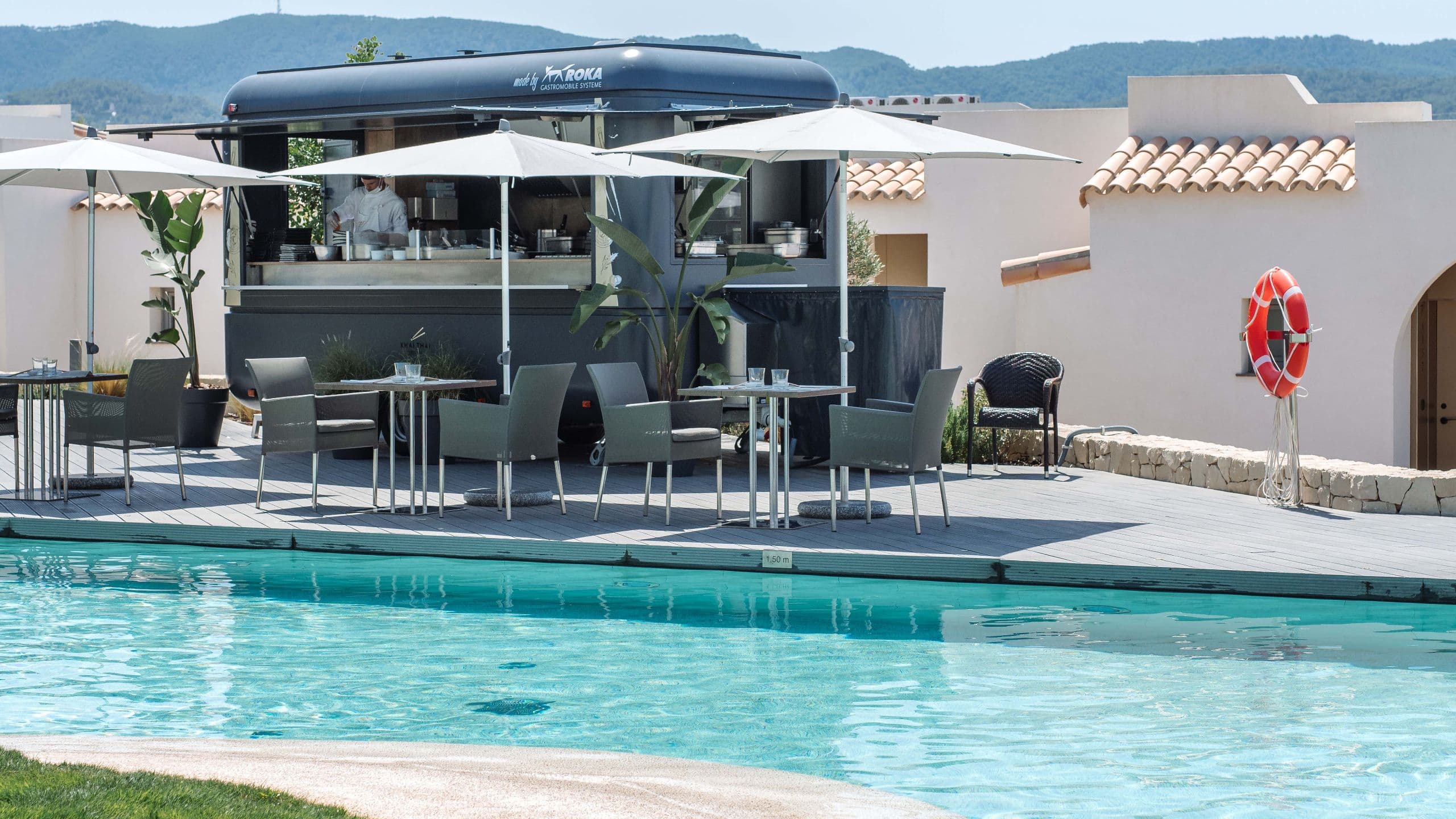 7Pines Resort Ibiza Laguna Pool Food Truck