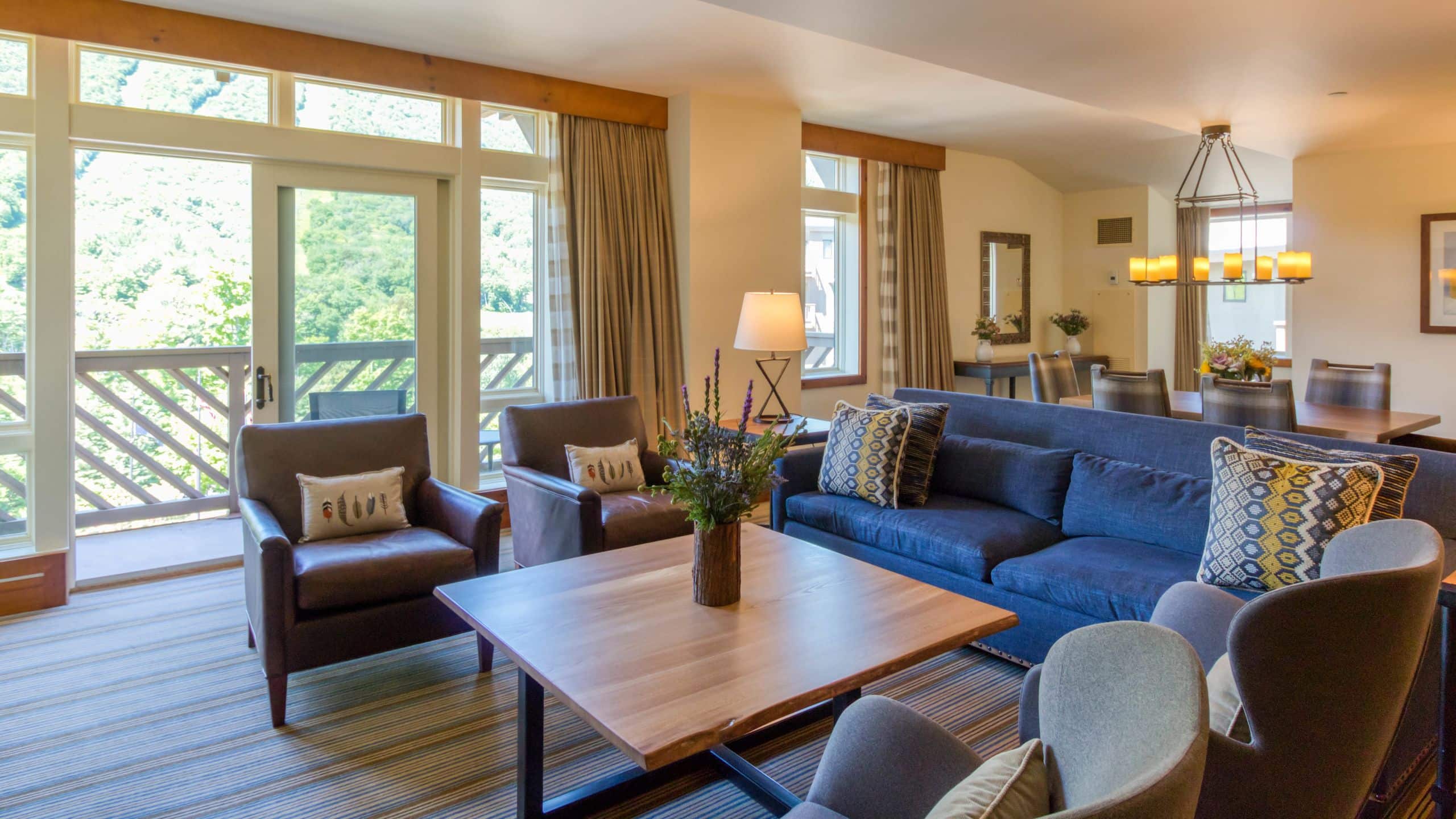 The Lodge at Spruce Peak Two Bed Penthouse Living