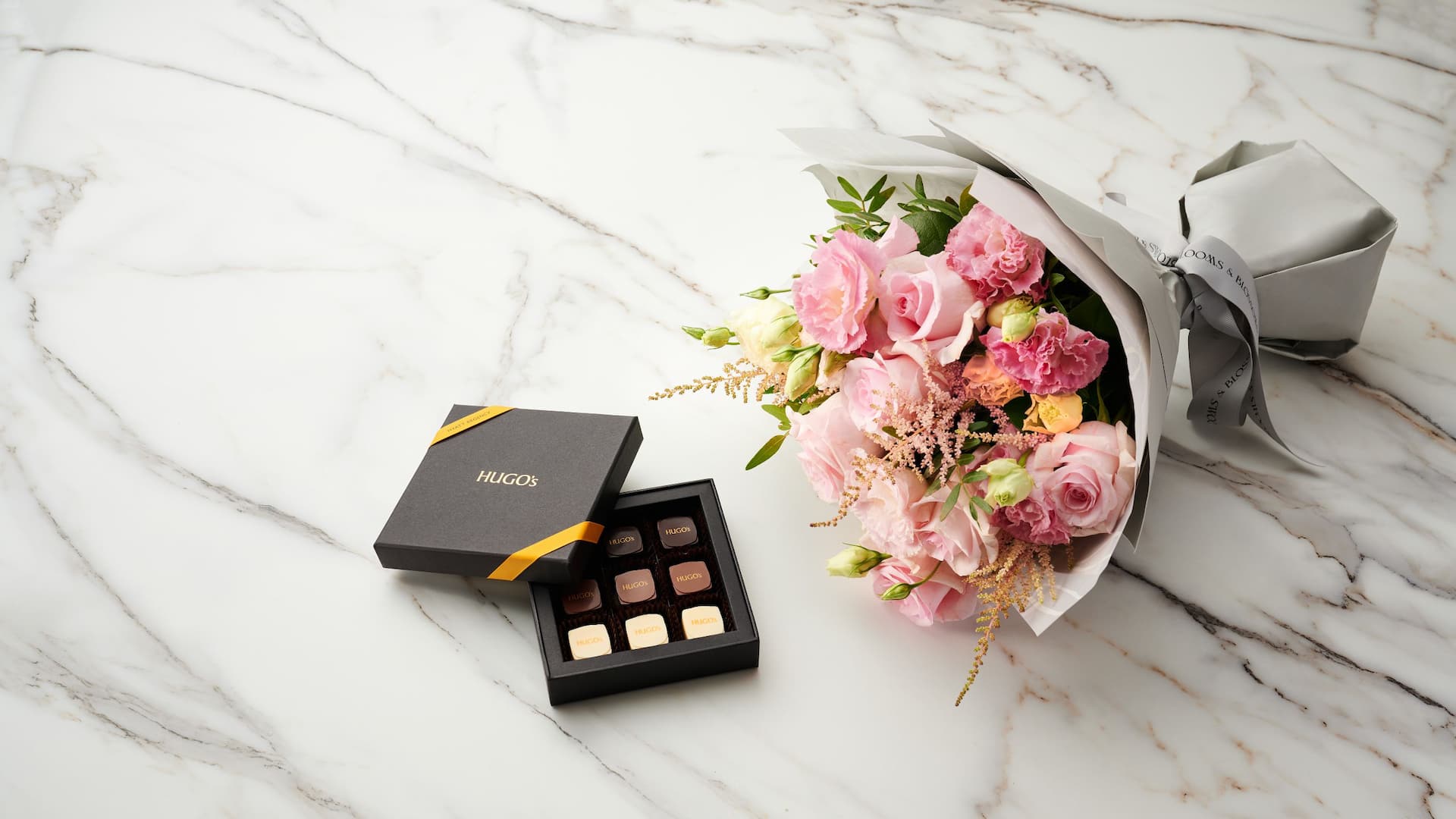 Hugo's Pralines and Bouquet
