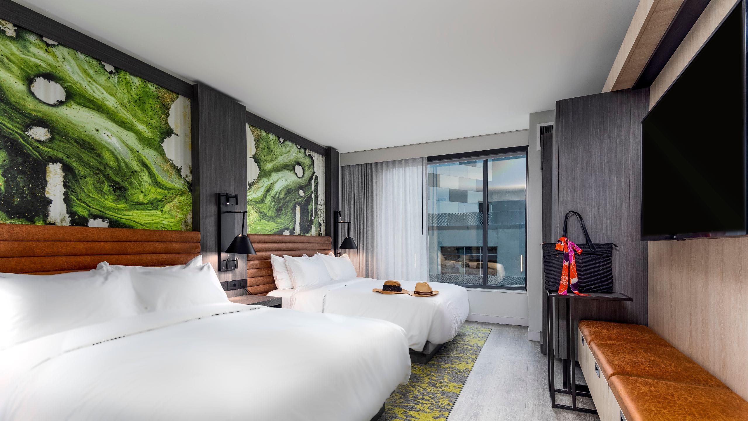 Hyatt Centric Charlotte SouthPark Two Queen Guestroom View