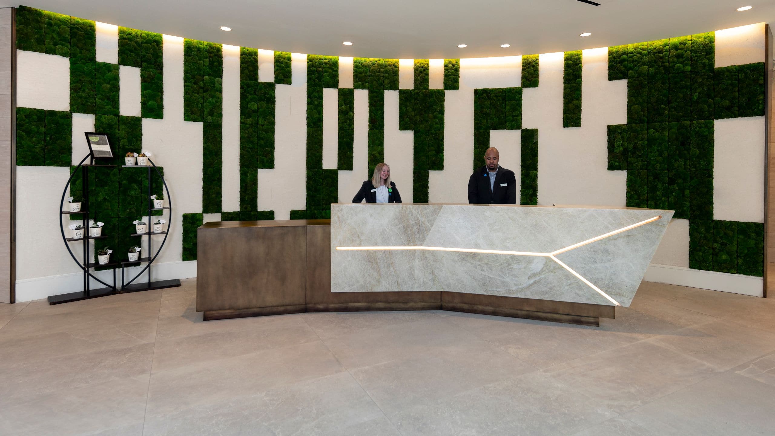 Hyatt Centric Charlotte SouthPark Front Desk View