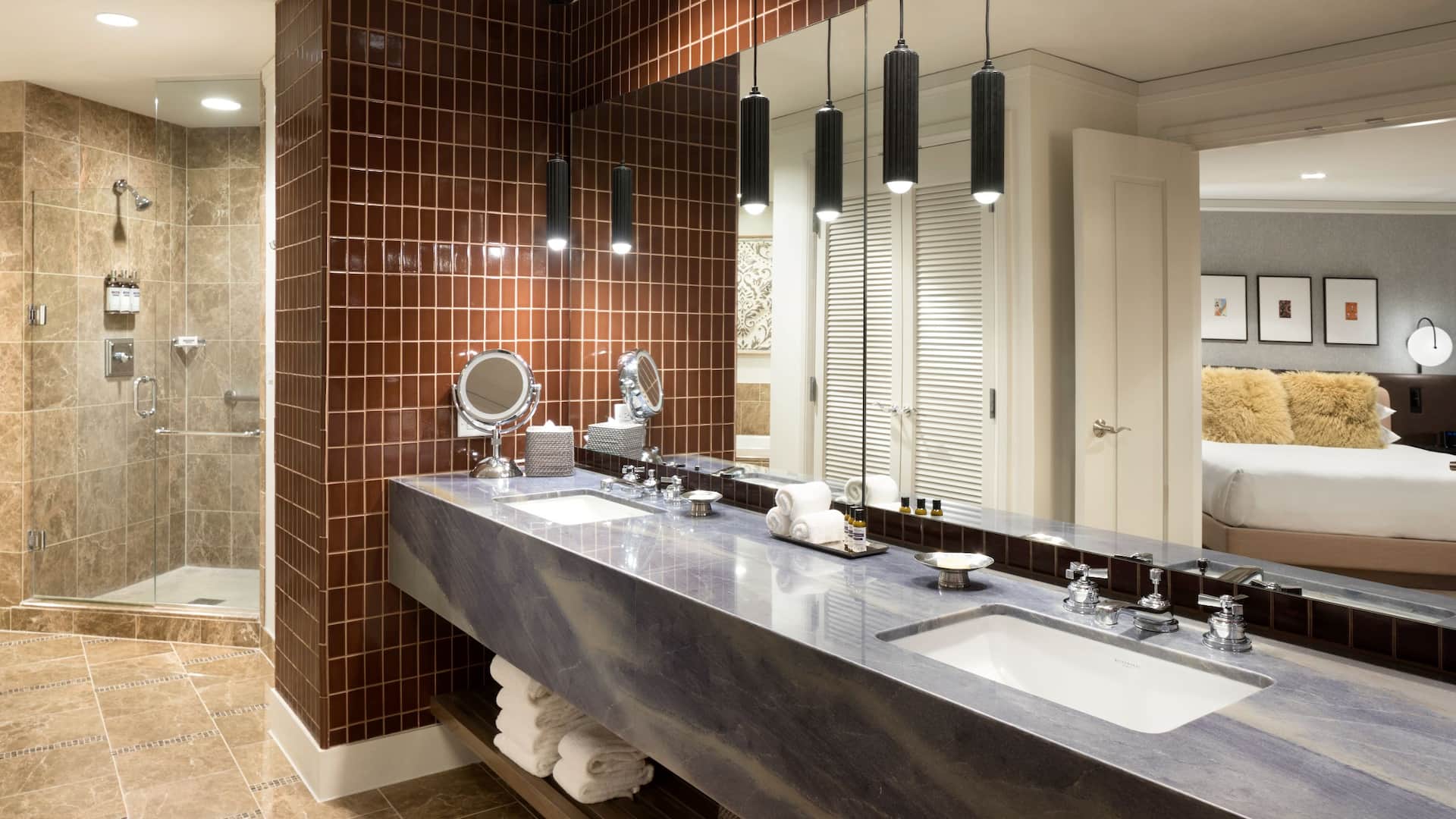 Hyatt Regency San Antonio Riverwalk Presidential Suite Bathroom