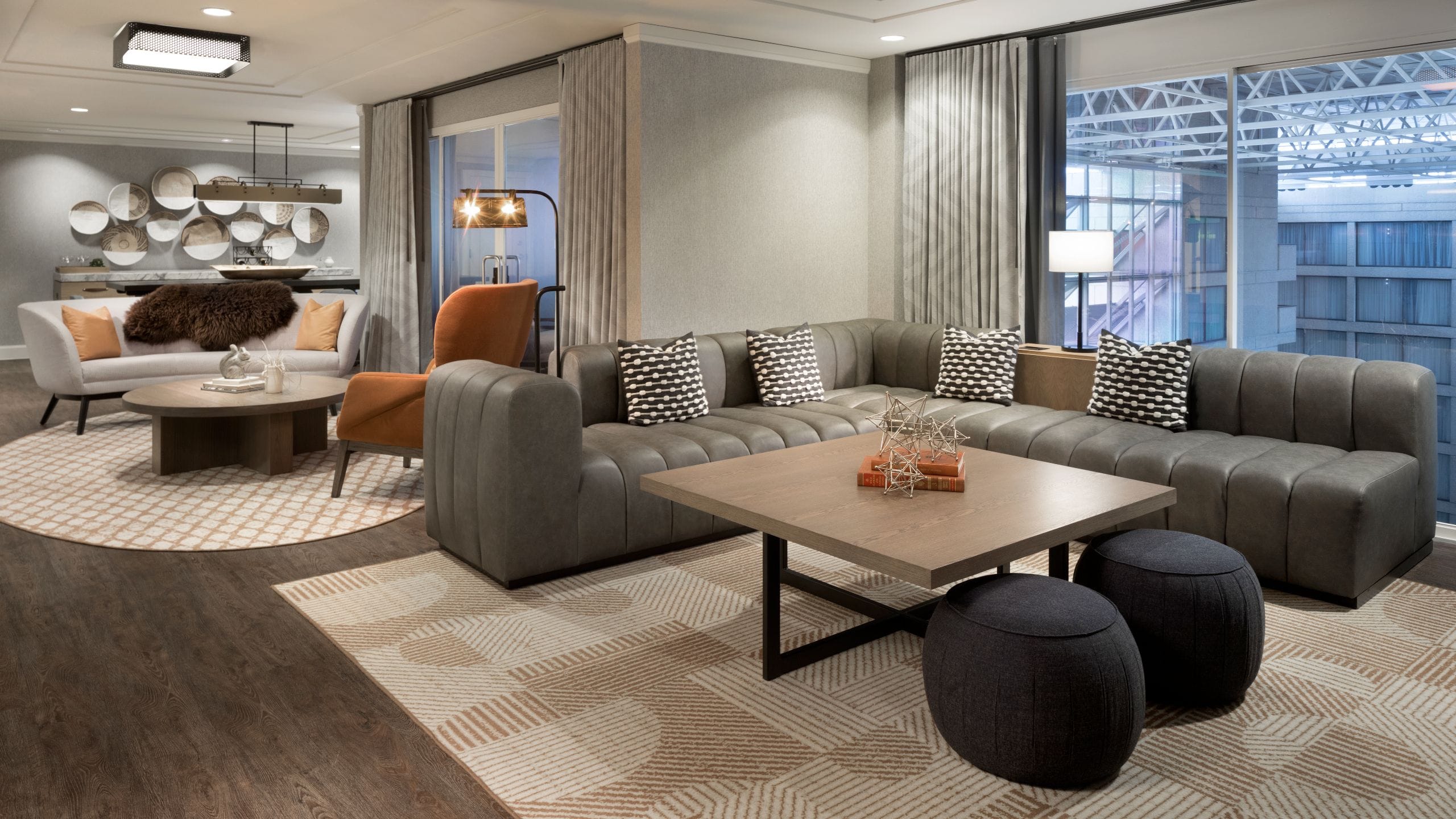 Hyatt Regency San Antonio Riverwalk Presidential Suite Living Room Seating
