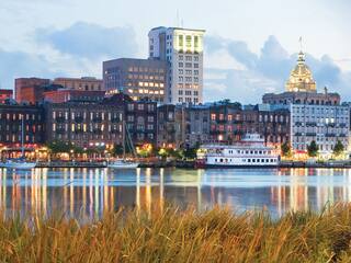 Thompson Savannah City Skyline