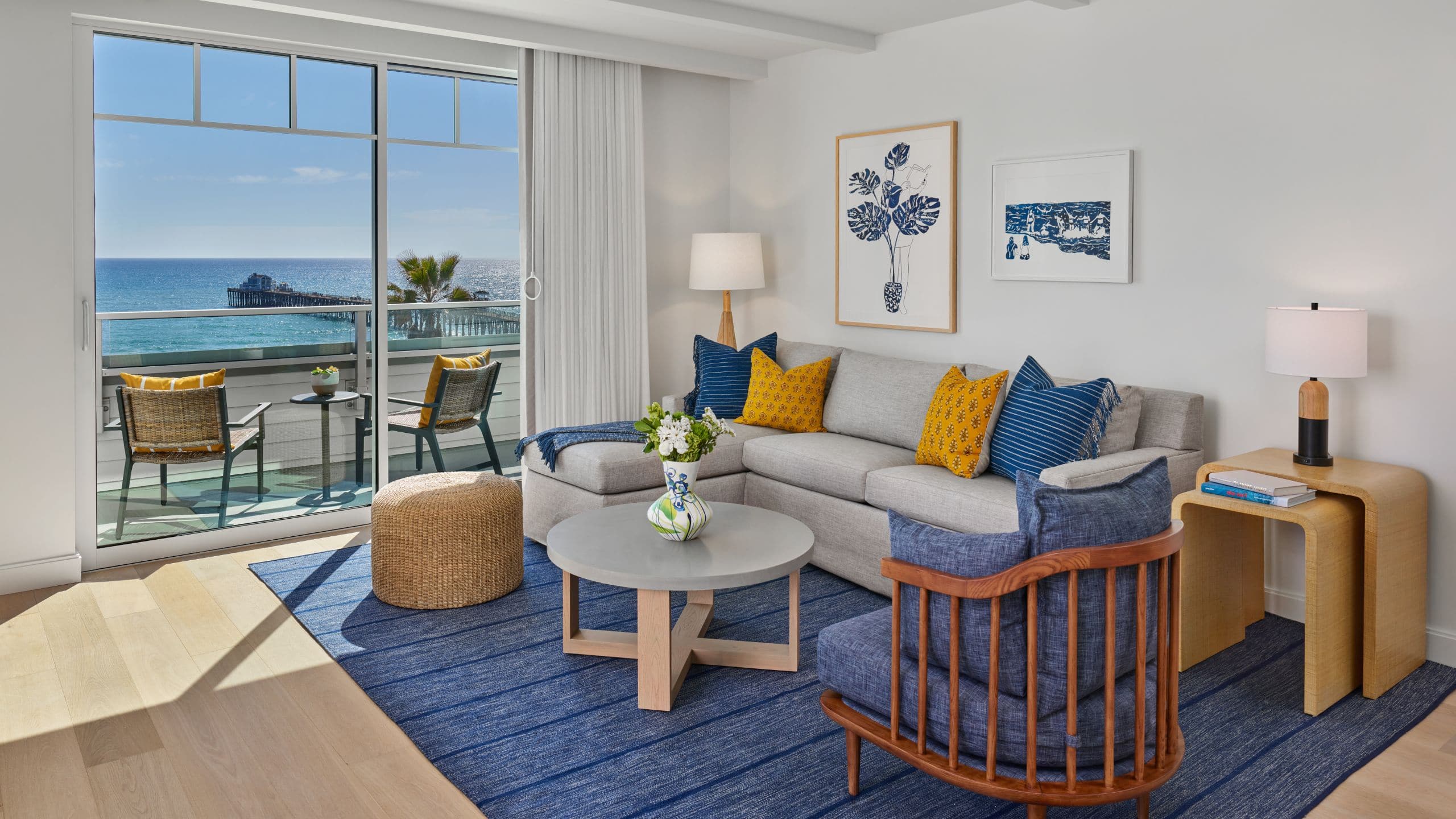 The Seabird Resort ADA Estate Suite Living Room
