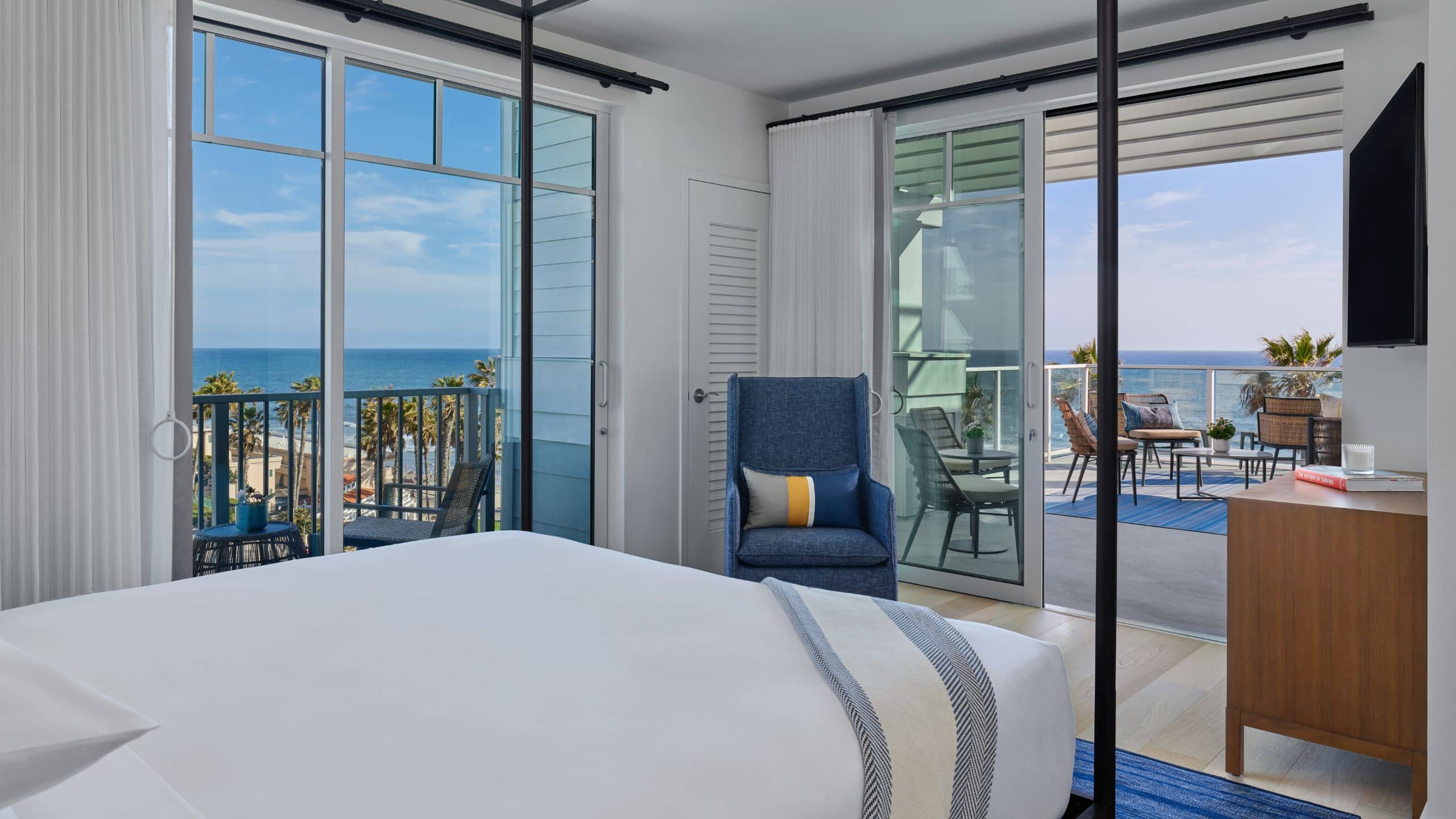 The Seabird Resort ADA Estate Suite Master Bedroom