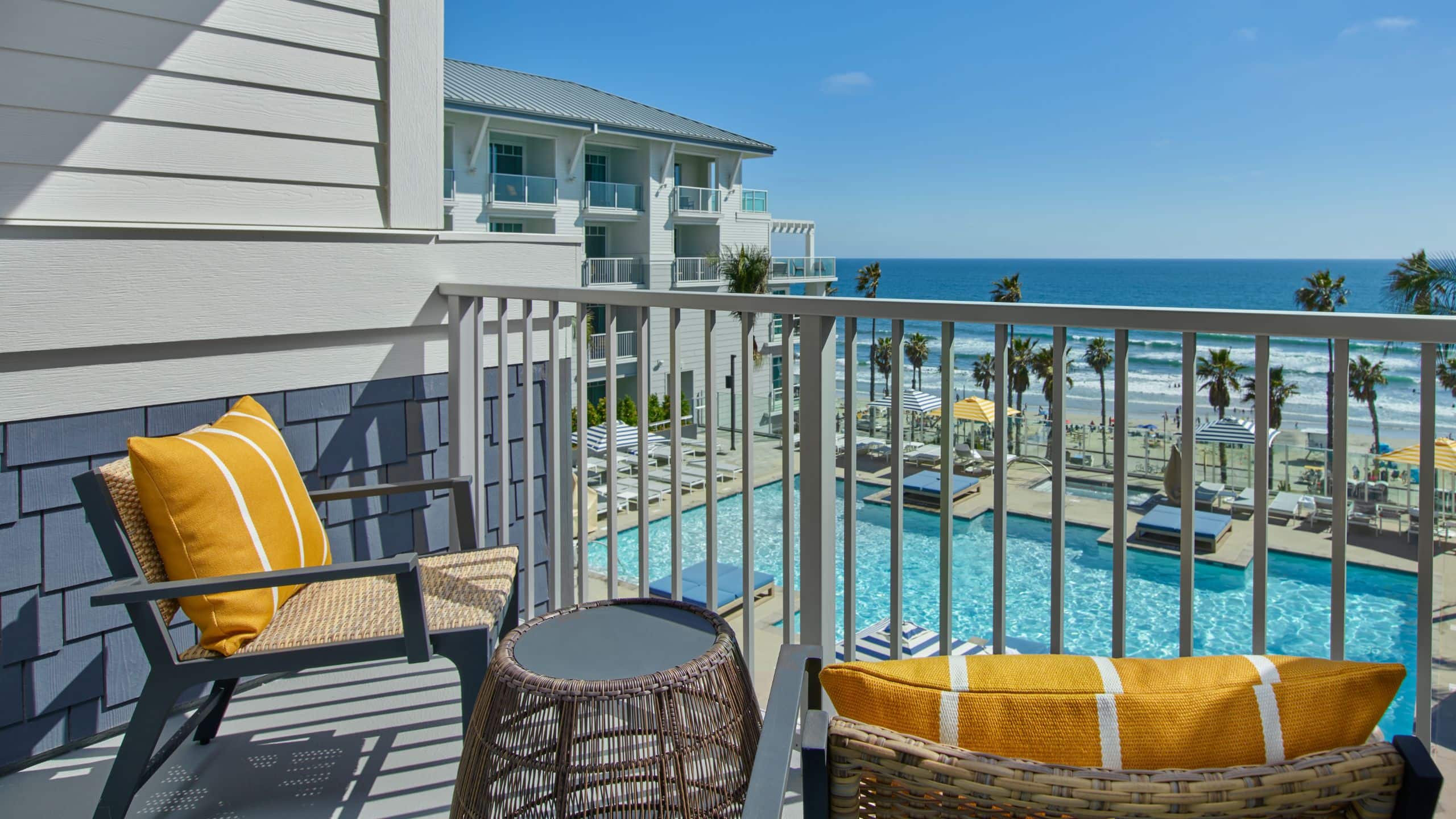 2/3 The Seabird Resort ADA King Ocean Balcony